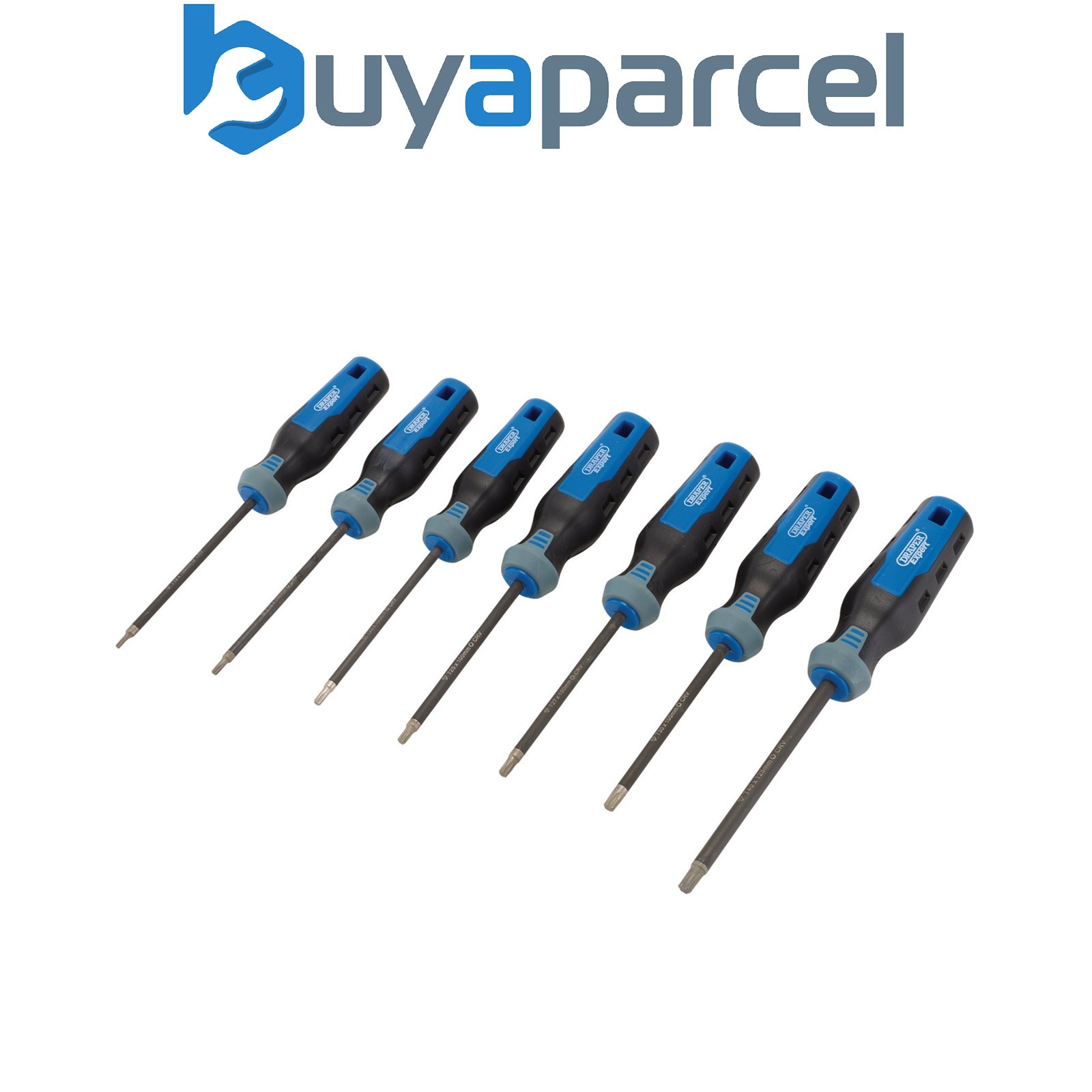 Draper 95164 Draper Expert TX-STAR Diamond Tipped Screwdriver Set (7 Piece)