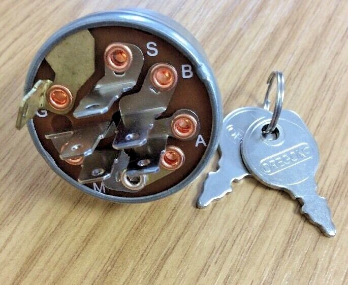 TORO WHEELHORSE IGNITION SWITCH with KEYS replacement switch NEW