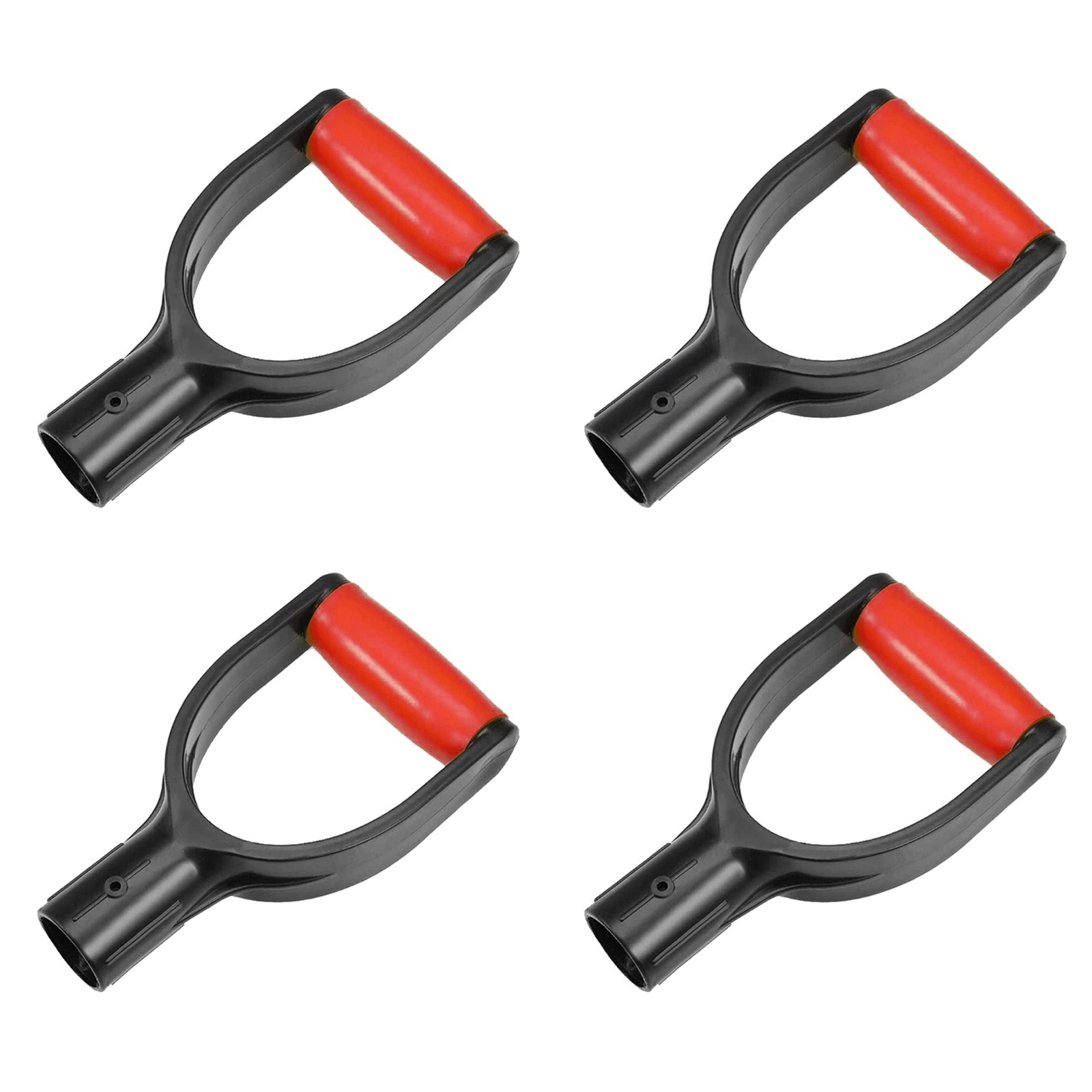 4X Plastic Spade Handle Shovel D Grip Handle, 32mm Inner Diameter Spade7336