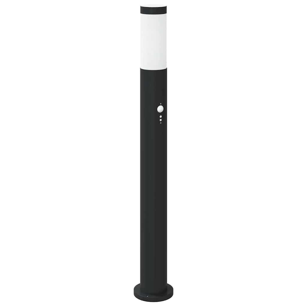 Bollard Light 80cm Stainless Steel IP44 With PIR Sensor & Outlet Outdoor vidaXL