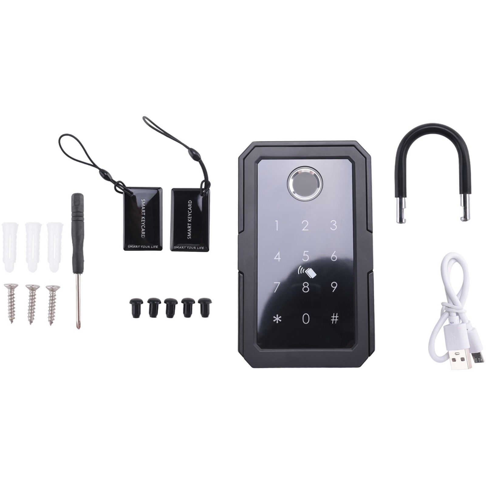 Smartkey Lock Box, Home Key Smartlock Box, Electronic Key Box App Digital2890