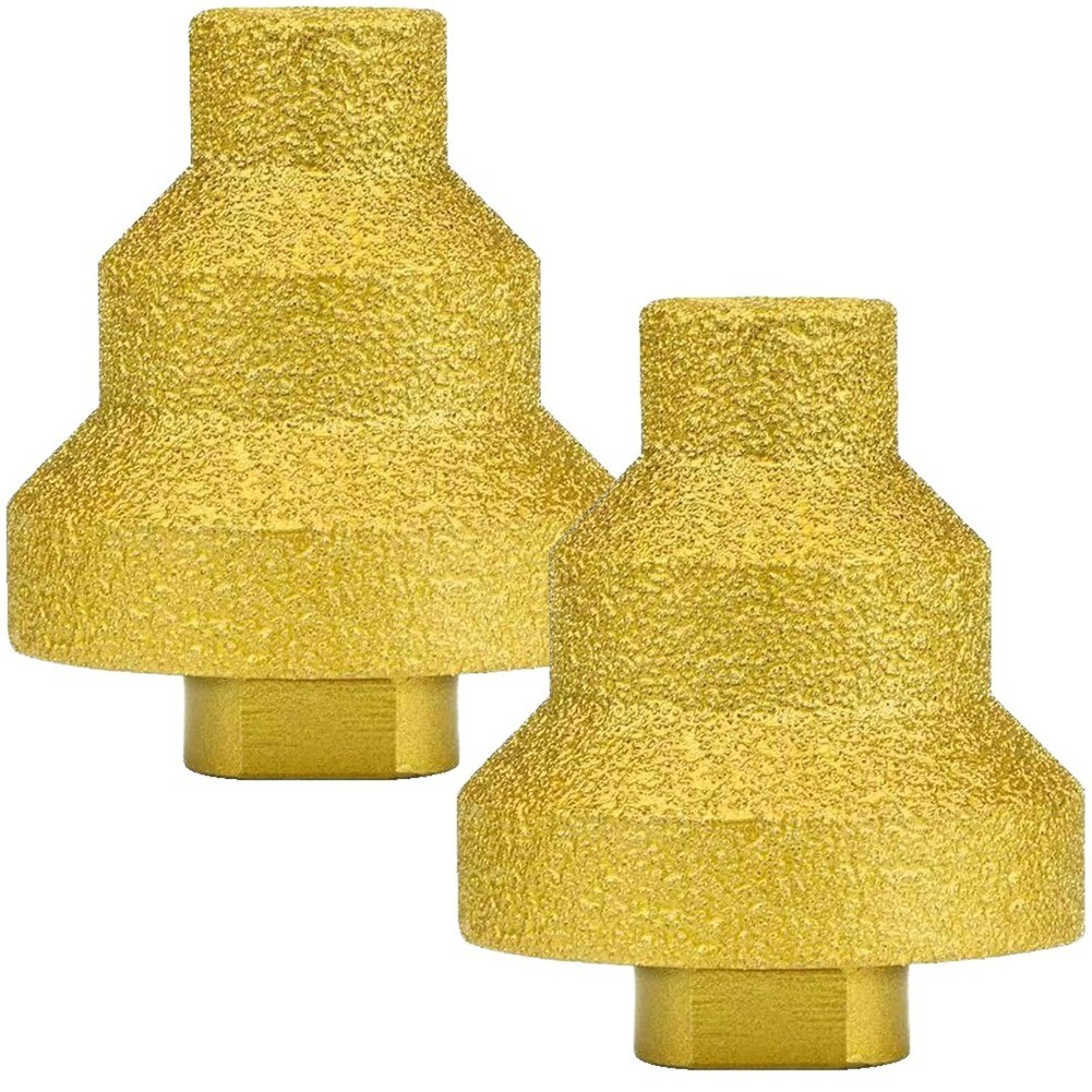 2pcs Core Drill Bit,20-35-50mm Chamfer Multi-Layer Conical Hole9213