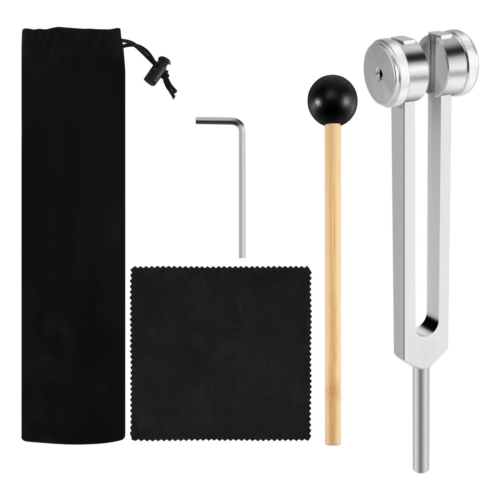 10X(128 Hz Tuning Fork Weighted Bio-Acoustic Tuning Fork for Therapy 128 Hz3146