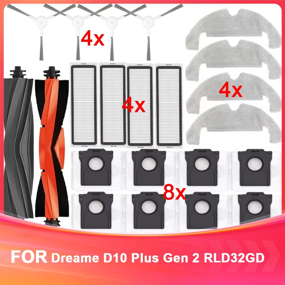 For D10 Plus Gen 2 RLD32GD Robot Vacuum Spare Parts Consumables Main Side3143