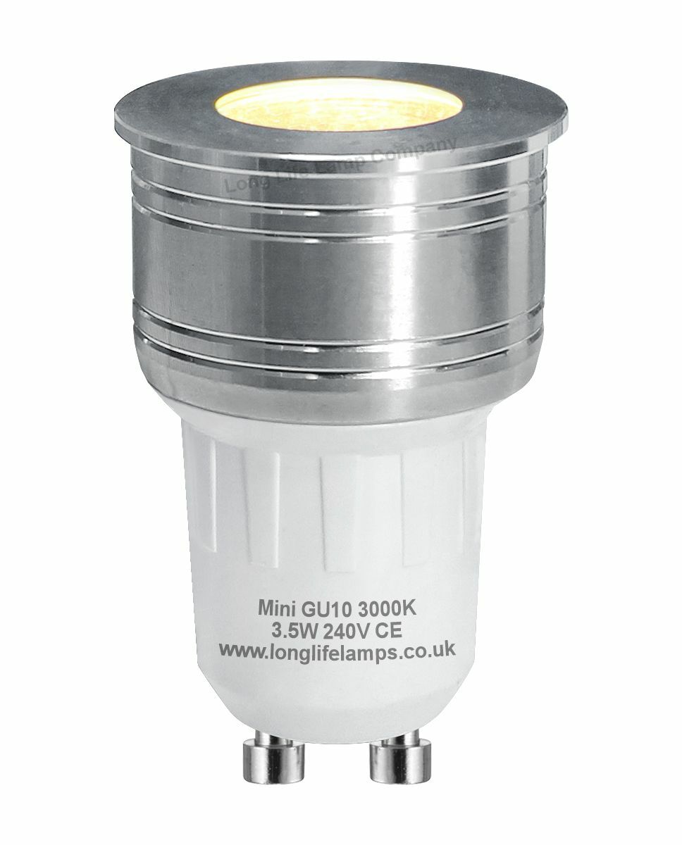 Long Life Lamp GU10 Mini LED Replacement Bulb 3.5W High Power Halogen 35mm New