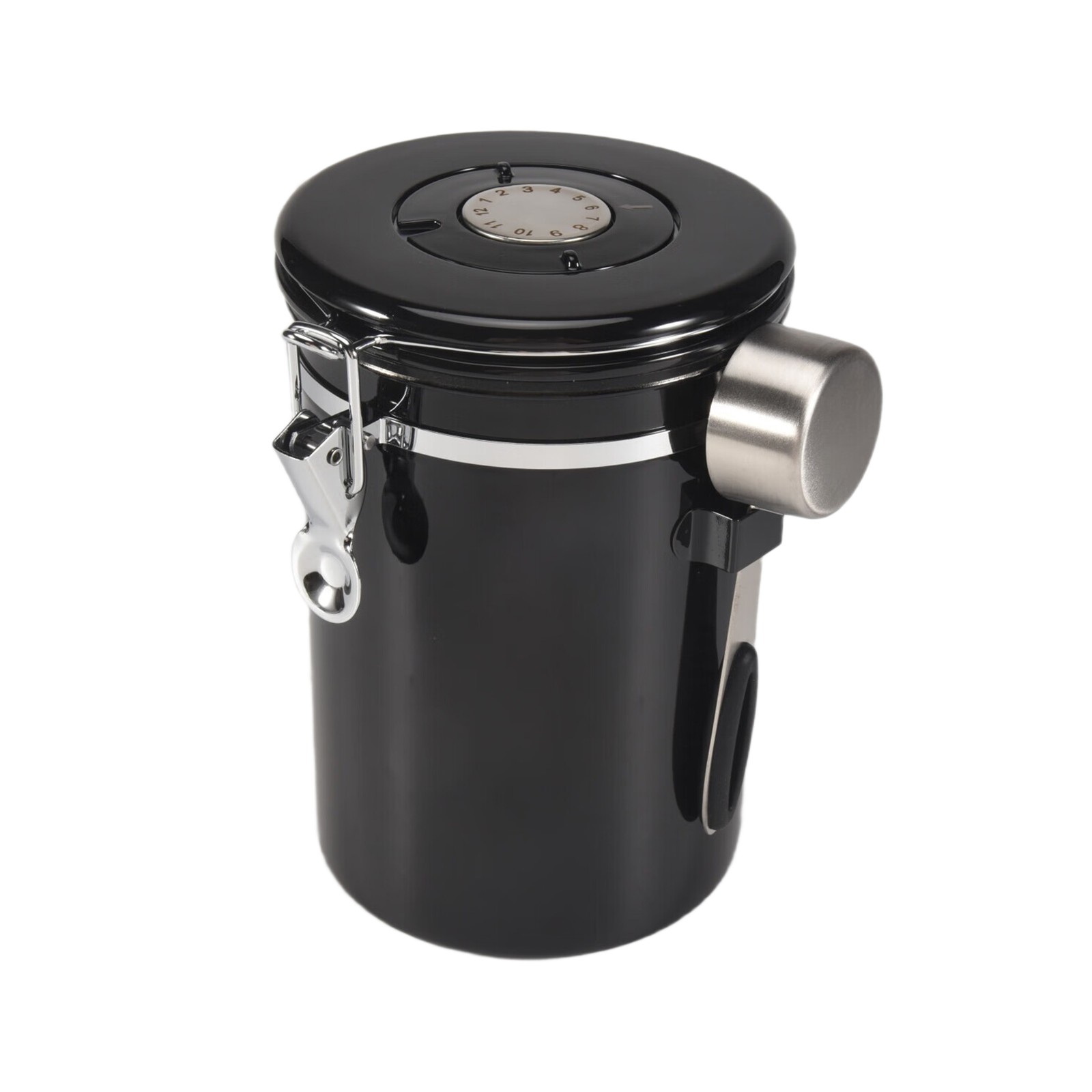 Coffee Jar Airtight 500G Beans,1.8L Beans Container,Vacuum Coffee Box with6884