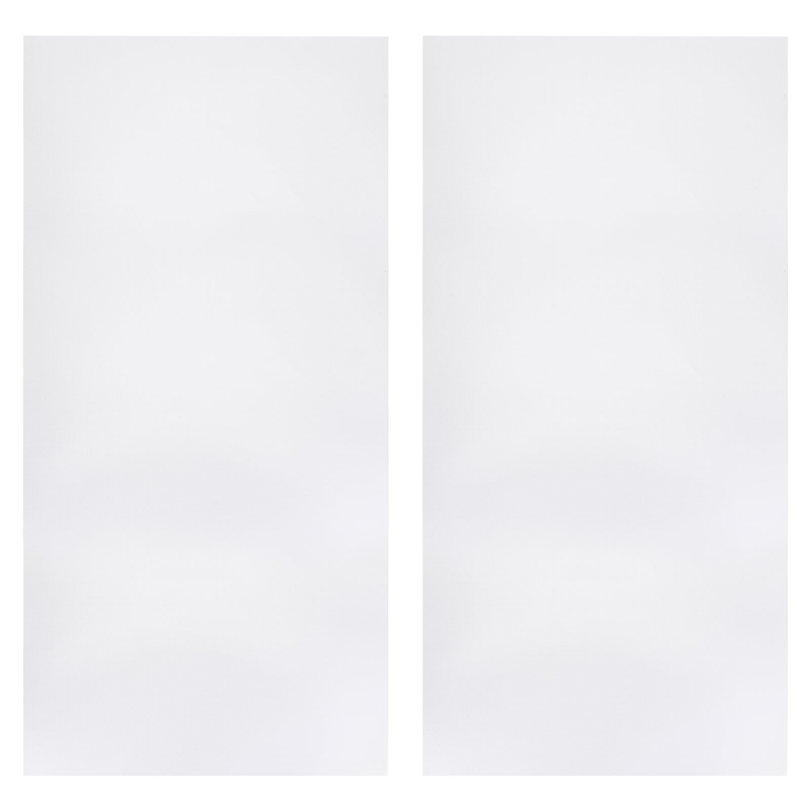 PC Fan Dust Mesh 39.4"x19.7" 0.8mm Hole, 2 Pcs Dust Filter White