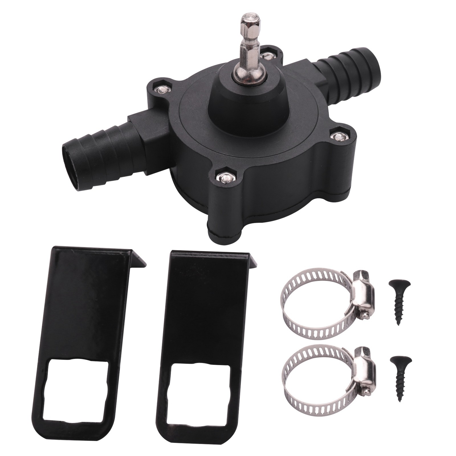 8X(Portable Electric Drill Pump Self Priming Transfer Pumps Oil Fluid Water7410