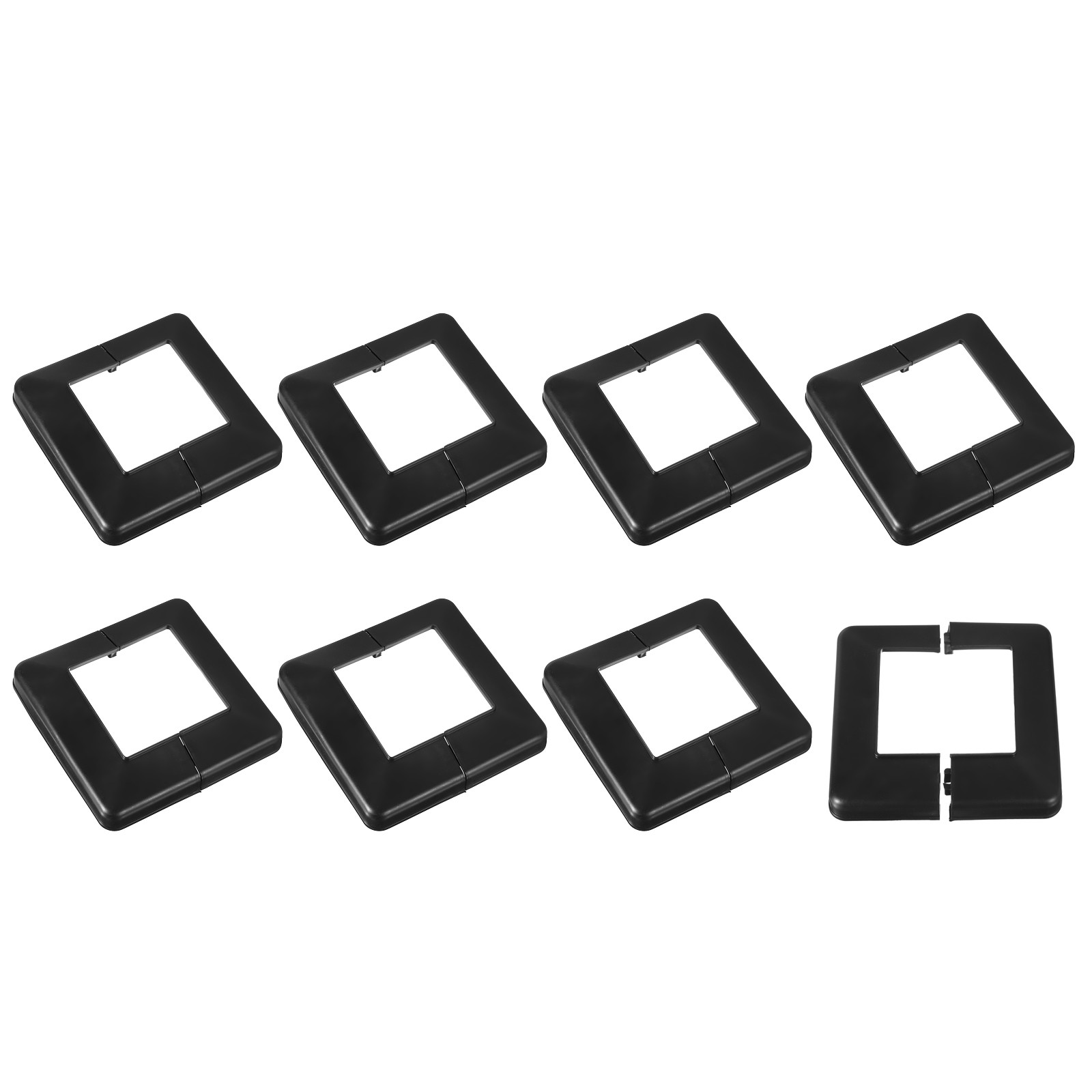 Post Skirt, 8pcs 100x100mm Plastic Post Base Cover Trim Skirt,178x178mm(Overall)