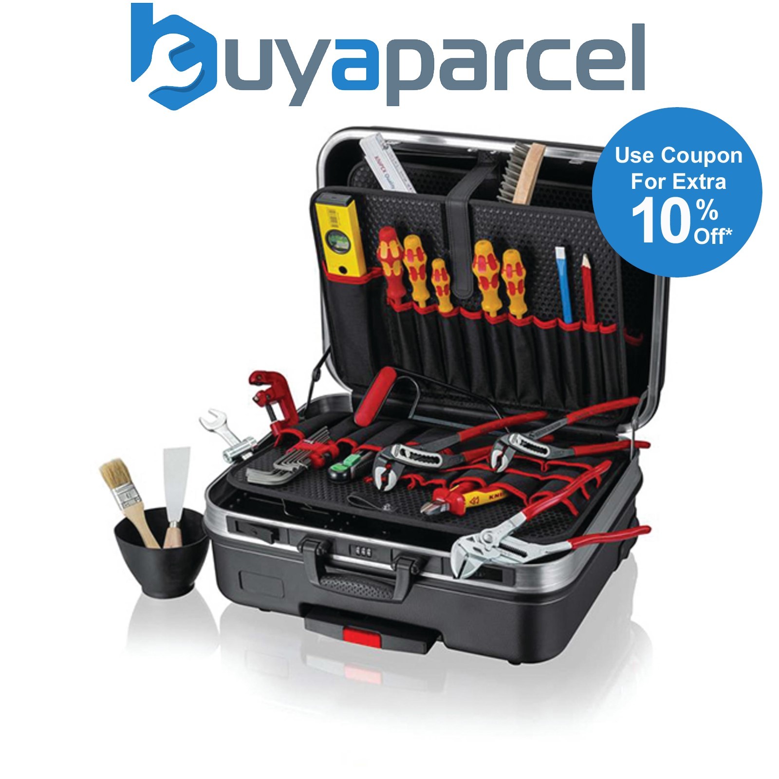 Draper 25020 KNIPEX 00 21 06 HK S Tool Case "BIG Basic Move" Plumbing