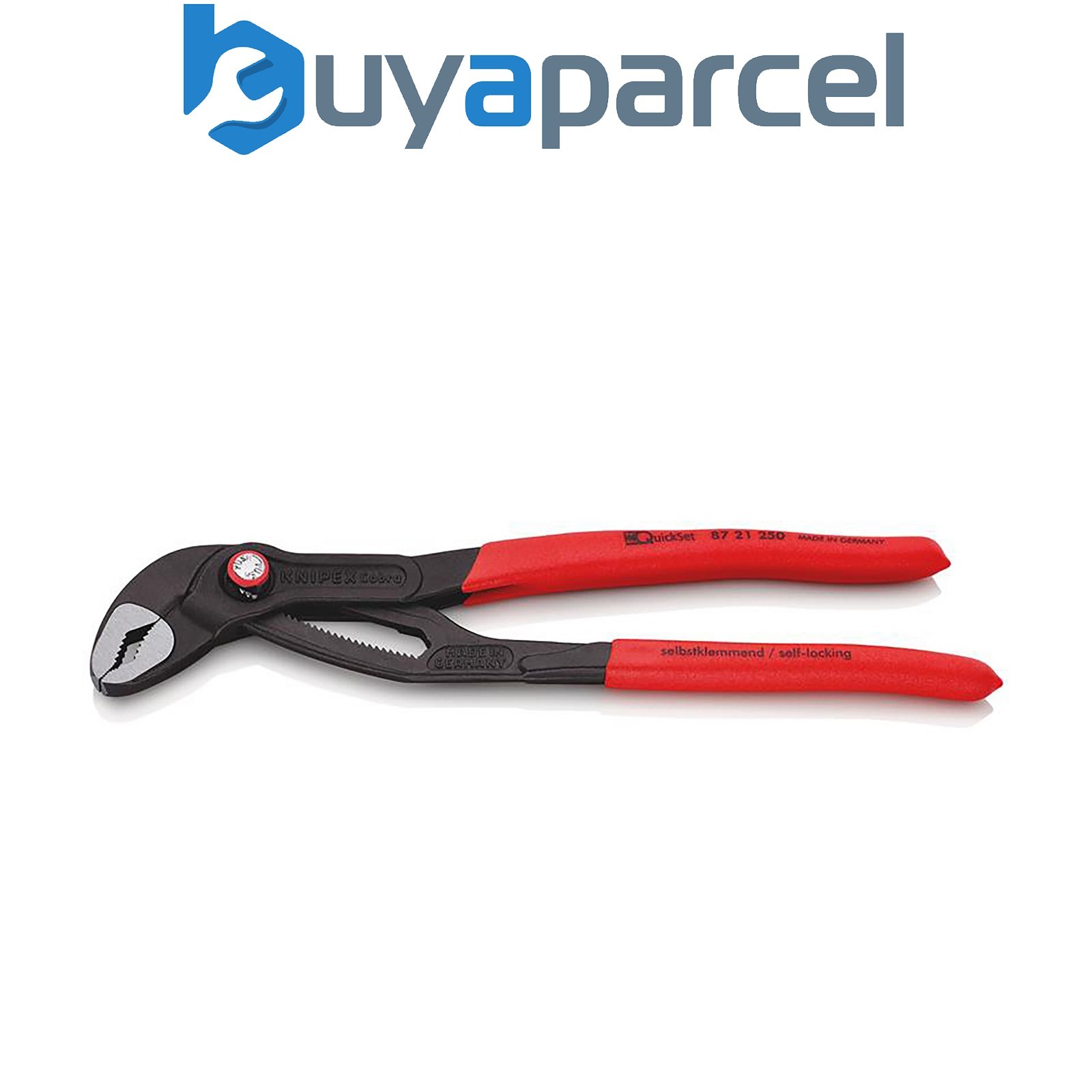 Draper 53952 KNIPEX 87 21 250 SB Cobra QuickSet High-Tech Water Pump Pliers, 250