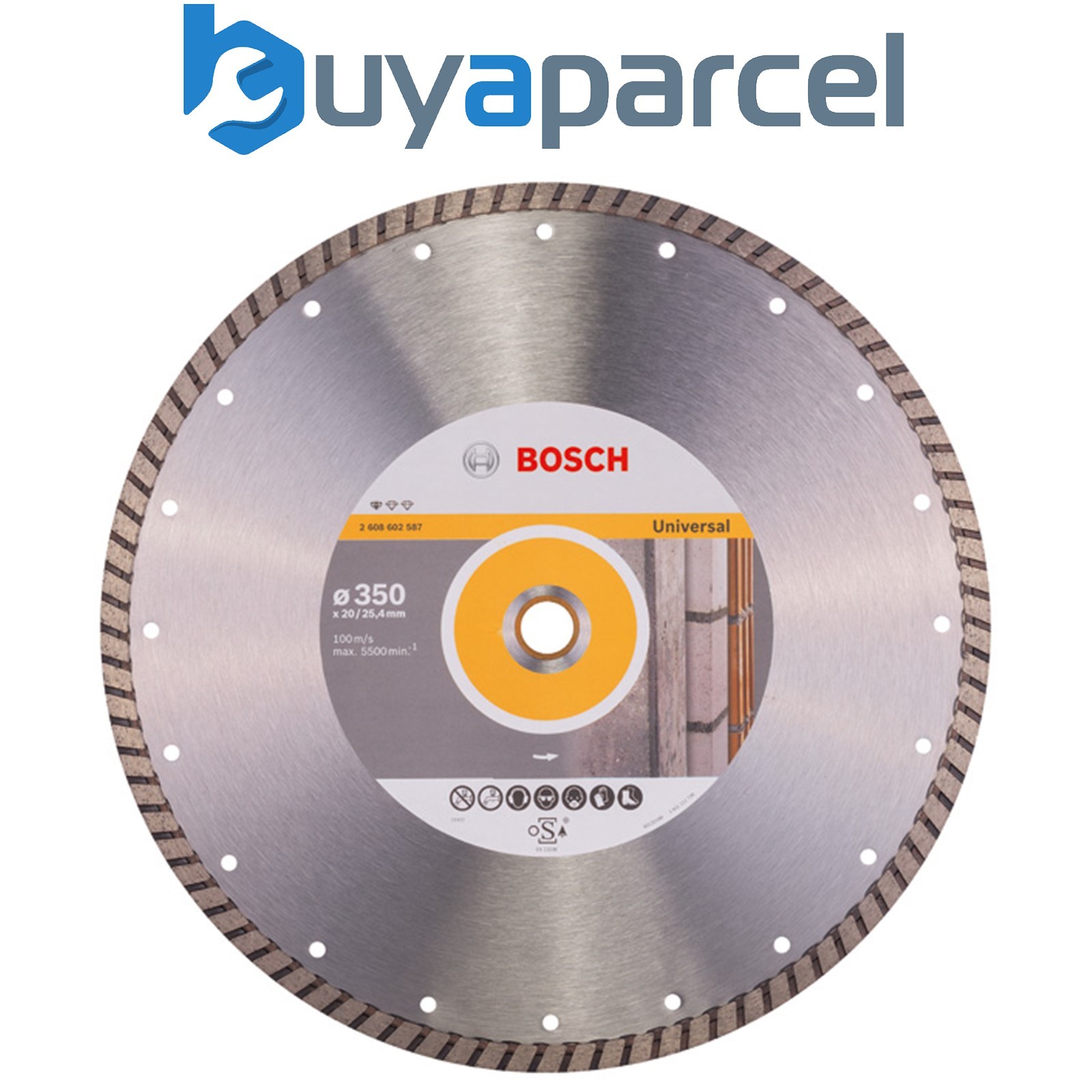 Bosch Cutting Disc Standard for Universal Turbo diamond cutting disc 2608602587