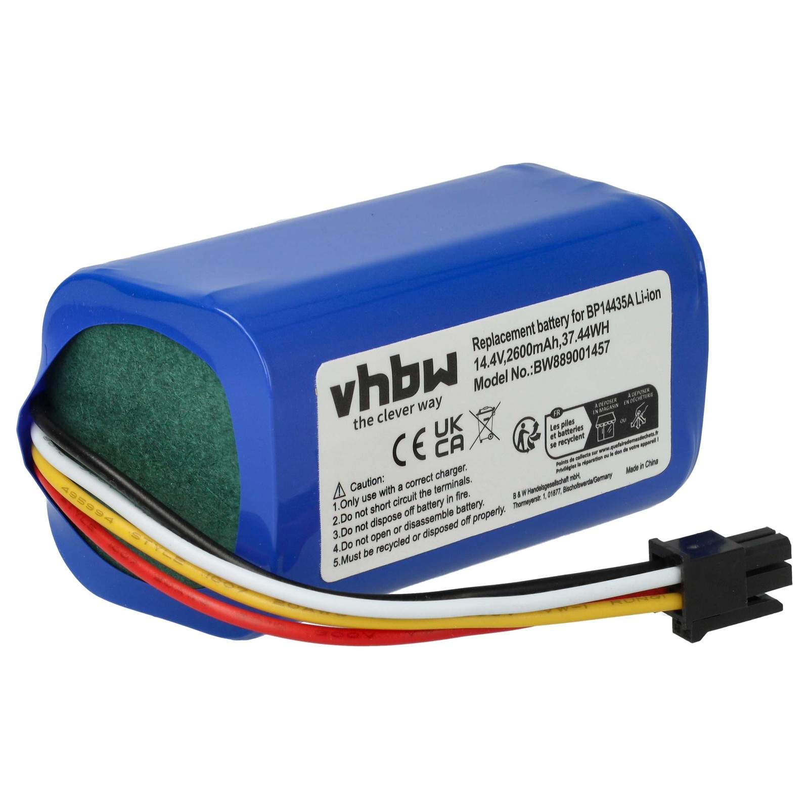 Battery for Samsung VR5000RM POWERBOT-E VR05R5050WK 2600mAh 14.4V