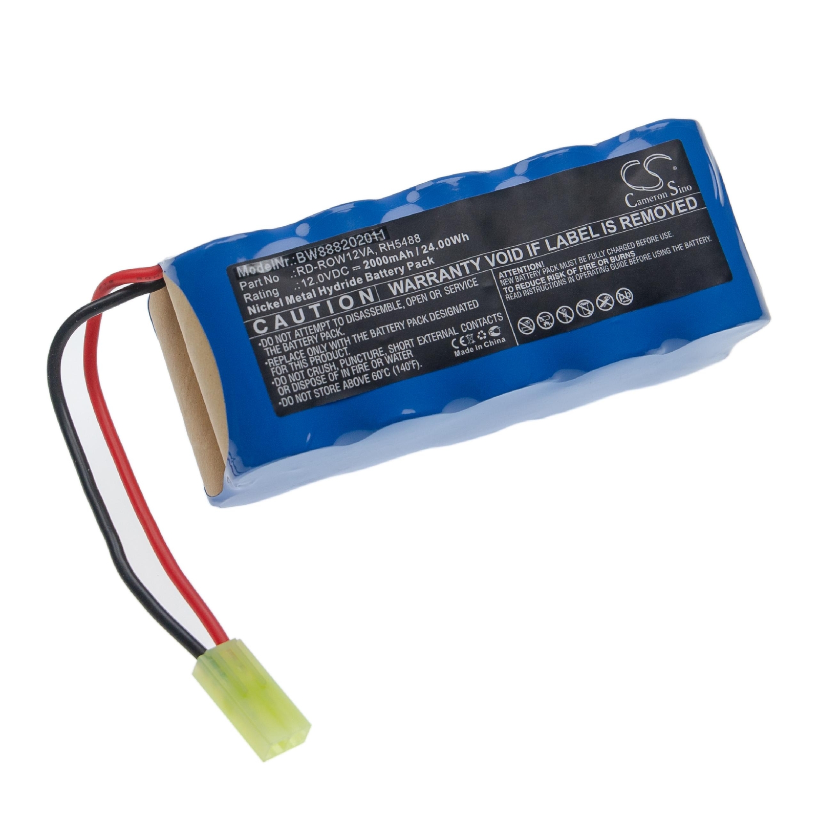 Battery for Tefal TY846284/9A0 TY843884/9A0 TY8462KL/9A0 2000mAh 12V