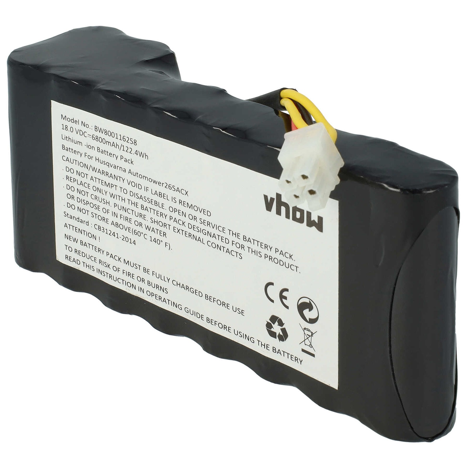 Battery Pack for Husqvarna Automower 520 (up to MY 2019/2020) 6800mAh 18V