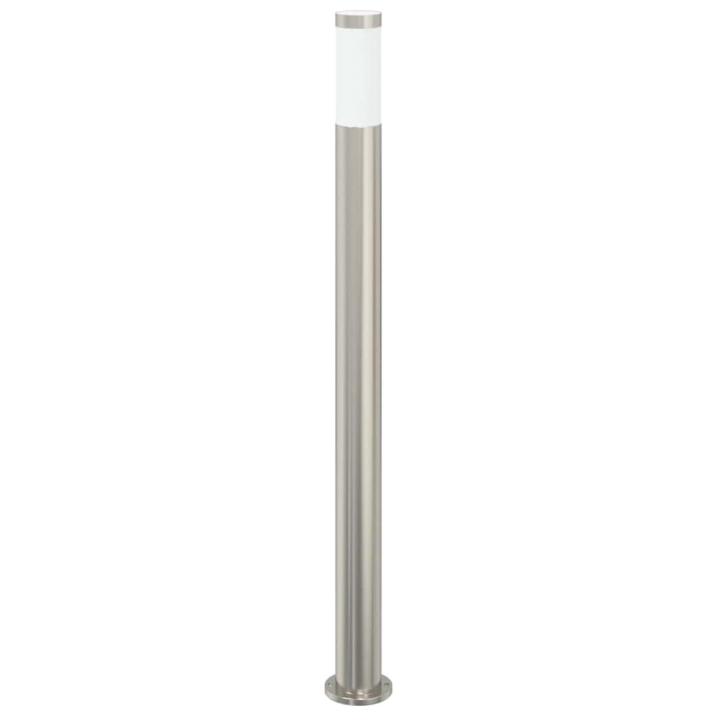 Bollard Light 110cm Stainless Steel IP44 Outdoor Garden Lamp E27 Socket vidaXL