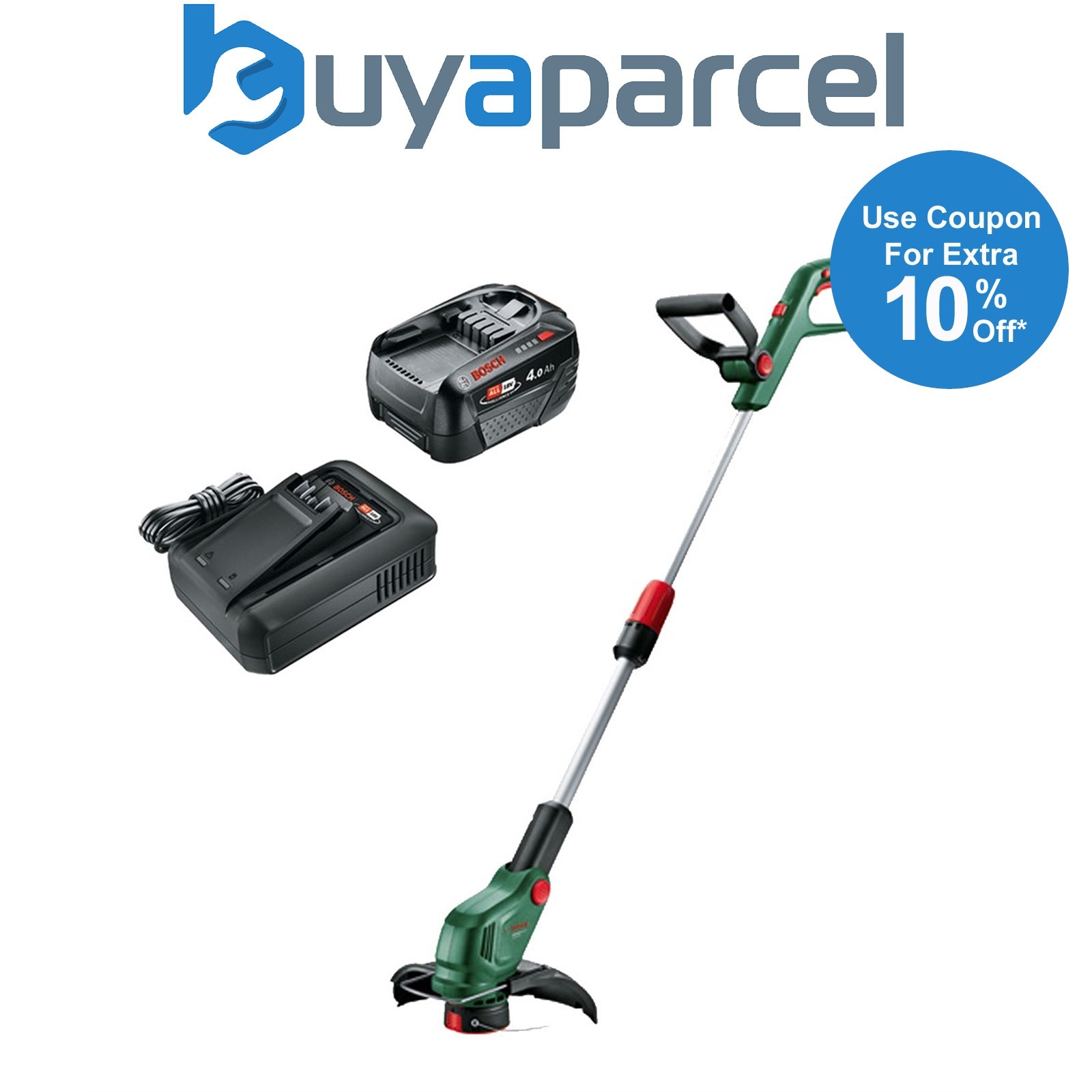 Bosch 06008C1F01 Cordless 18v Grass Trimmer UniversalGrassCut 4AH Battery Kit