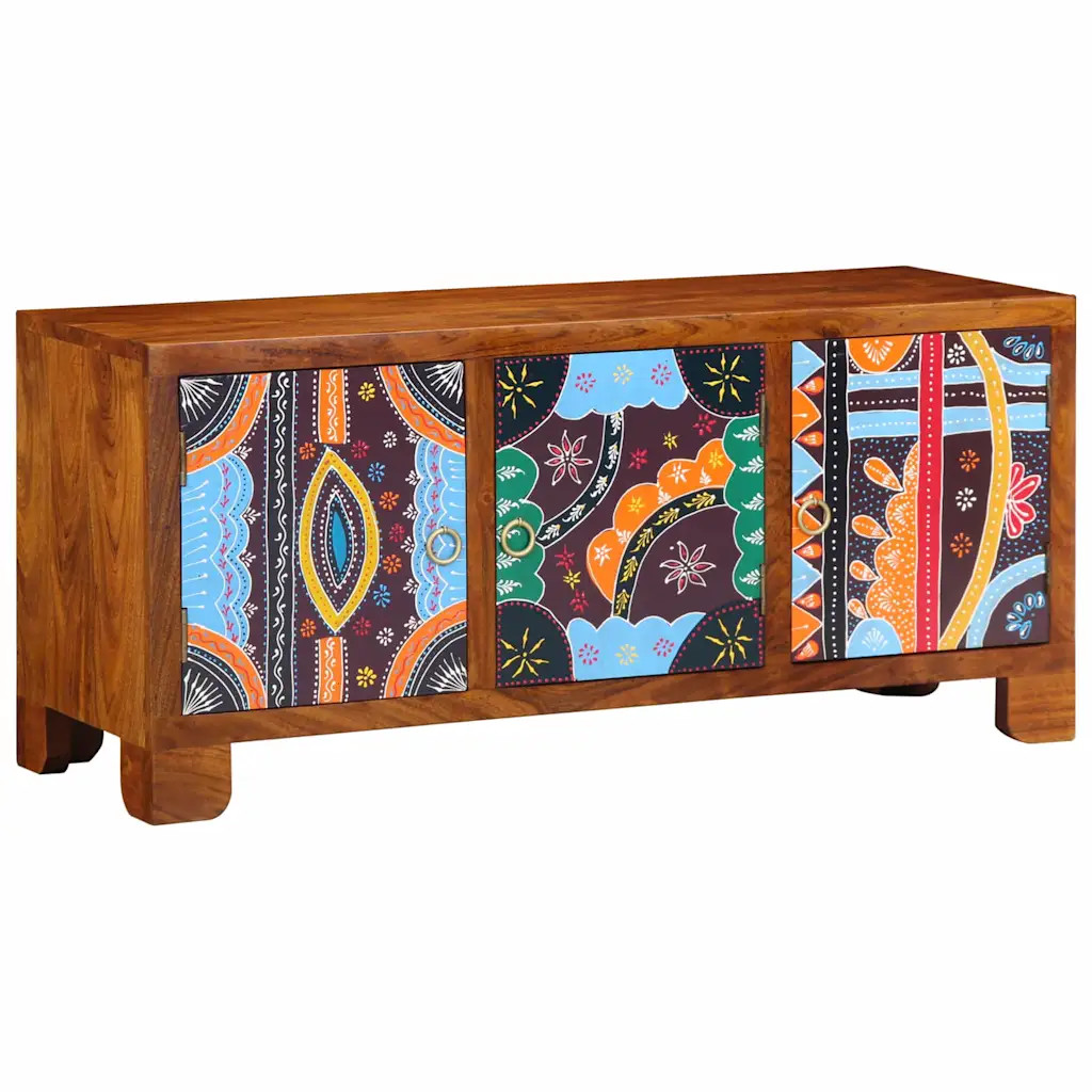 vidaXL Shoe Bench Honey Brown 100 x 35 x 45 cm Acacia Solid Wood, Acacia Storage