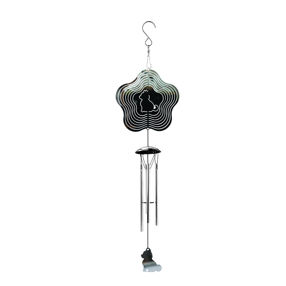 3X(Wind Chimes for Outside Chimes with 3D Wind Spinner, Gifts for Women Men4262