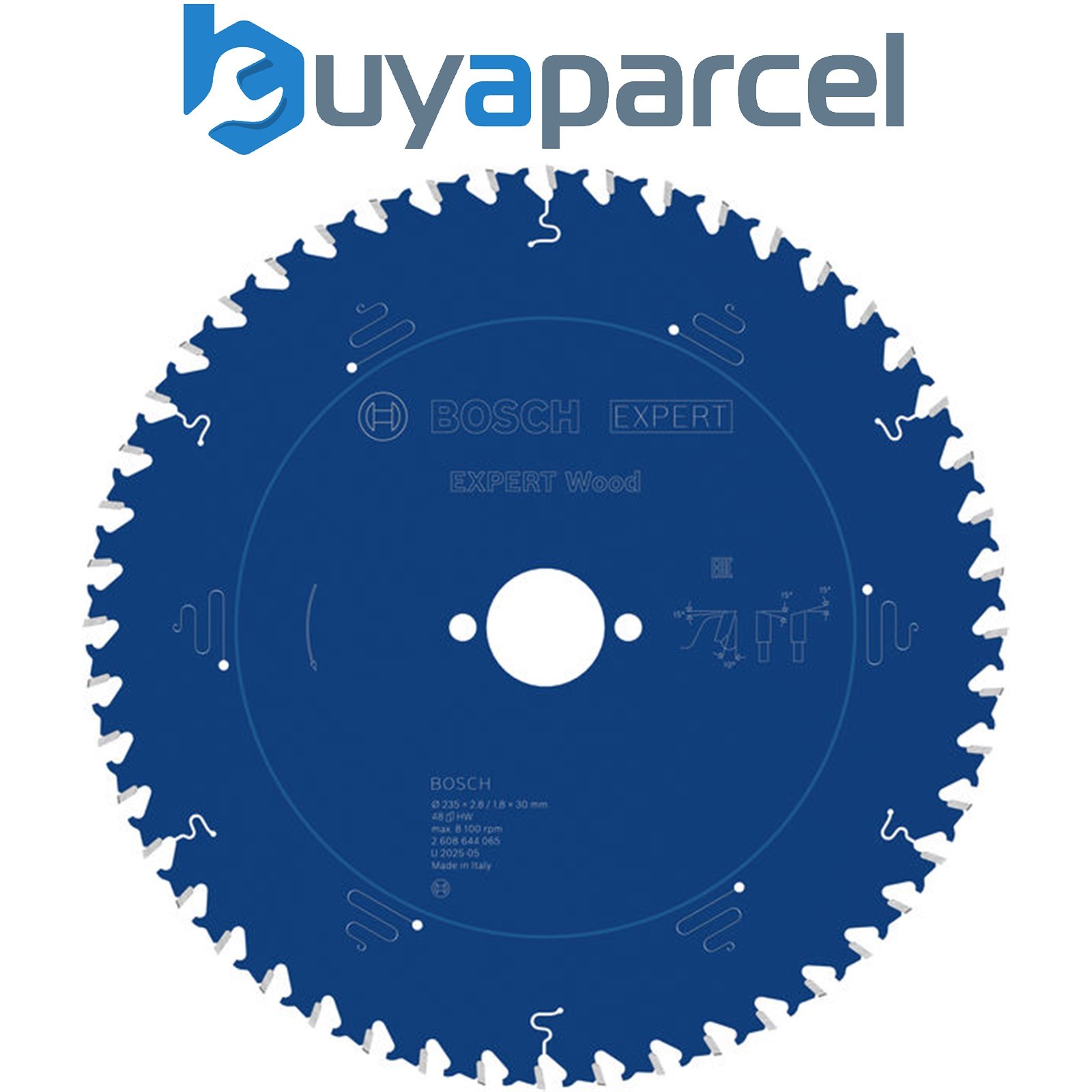 Bosch EXPERT Wood Circular Saw Blade 235 x 2.8/1.8 x 30 mm T48 2608644065