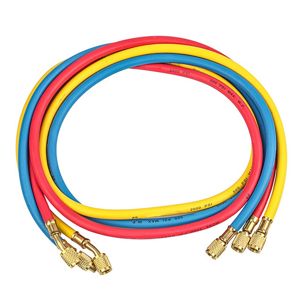 1.5M AC Charging Hose Tube Kit Hose Low Loss Fittings for R12 R22 Air4603