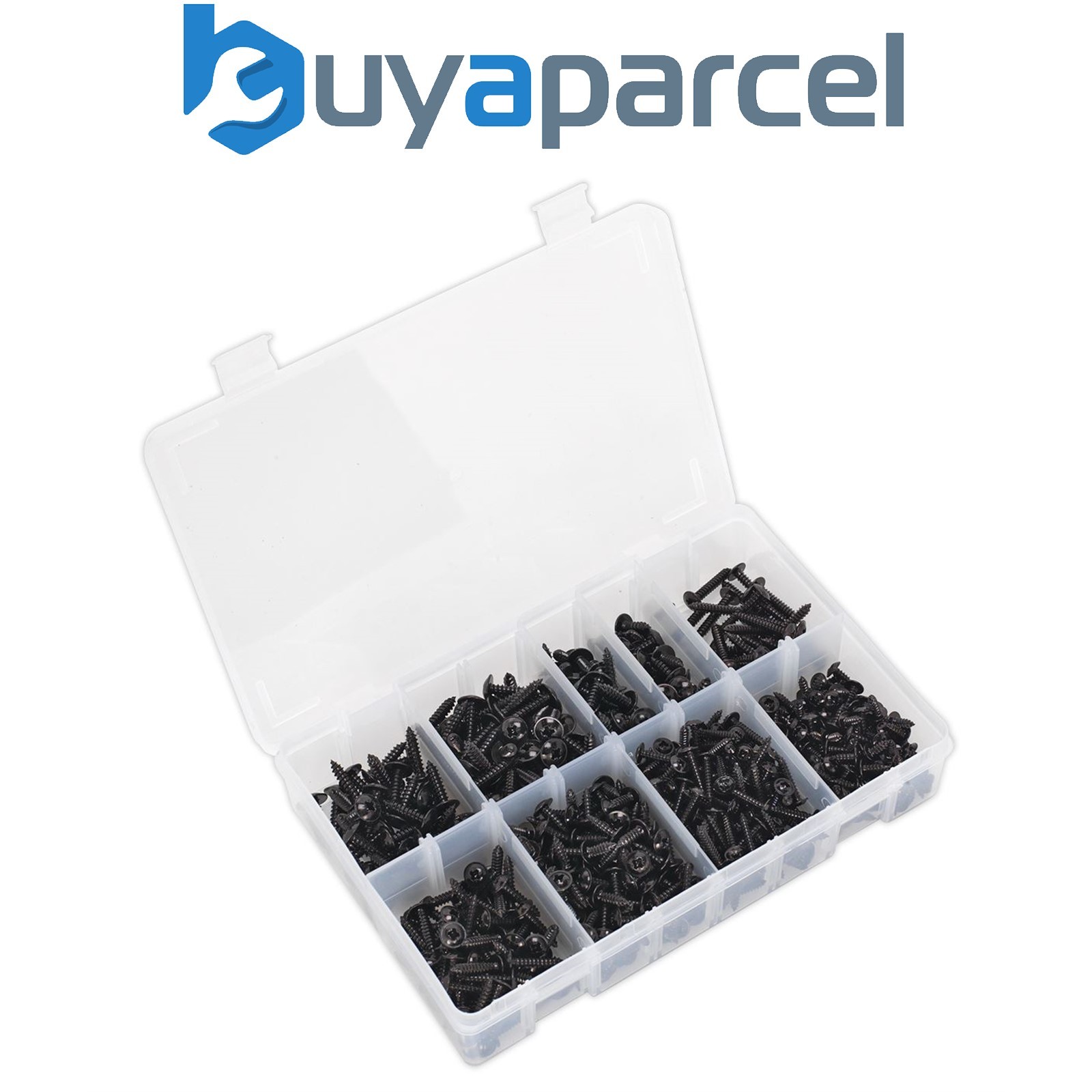 Sealey AB066STBK Self-Tapping Flanged Head Screw Assortment 700pc
