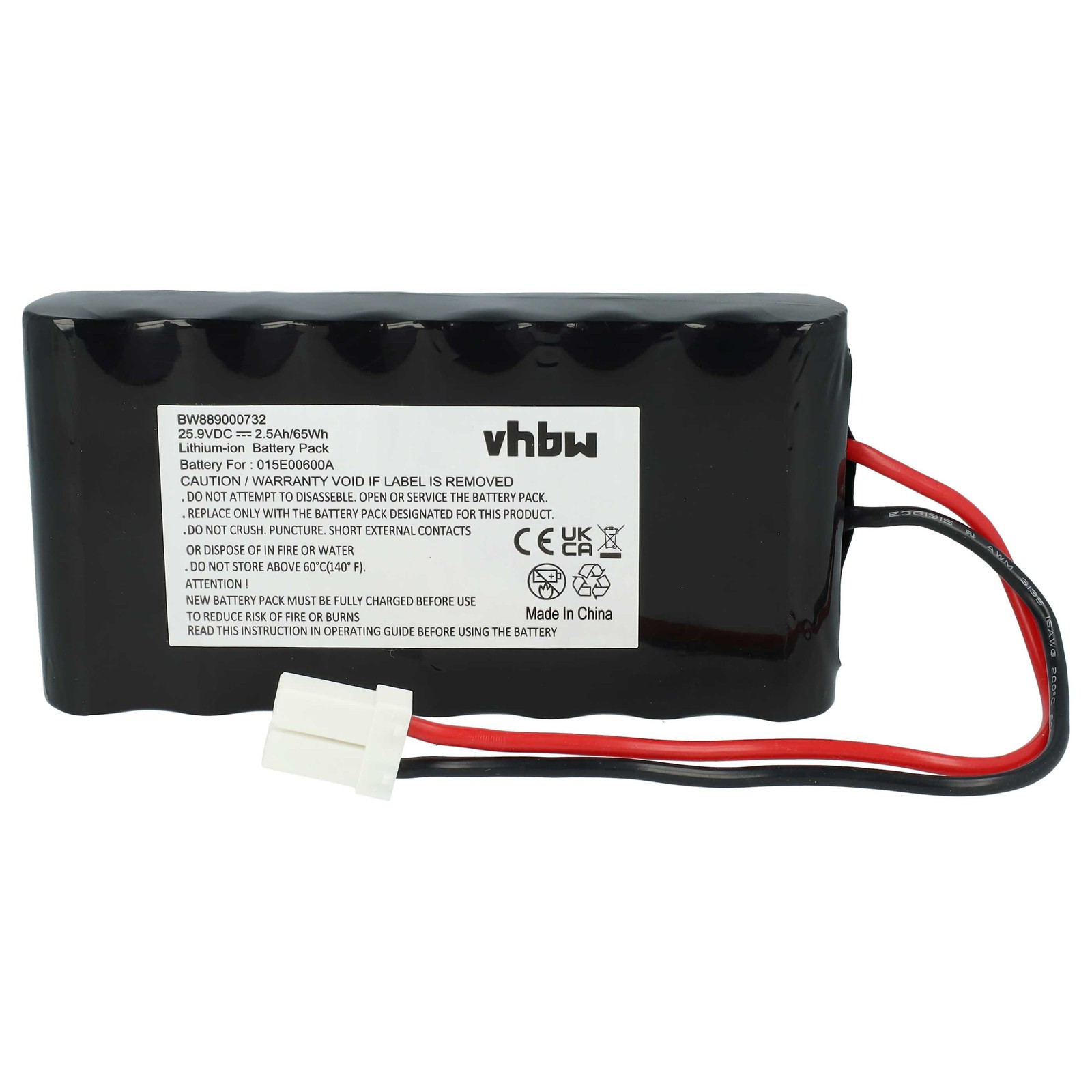 Battery for Tech Line Next Tech DX2 LX2 SX2 2500mAh 25.9V