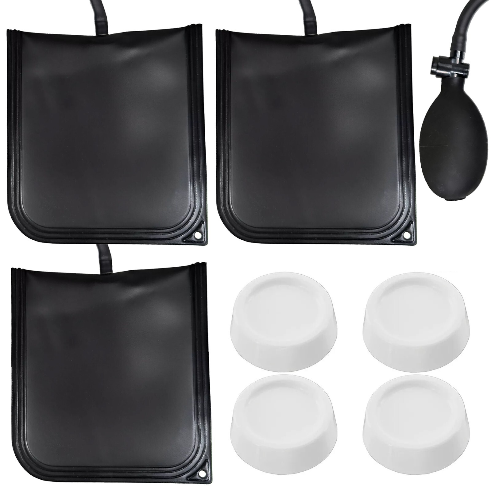 Washing Machine Feet Anti Vibration Pad Shock Absorber Inflatable Stabiliser x 3