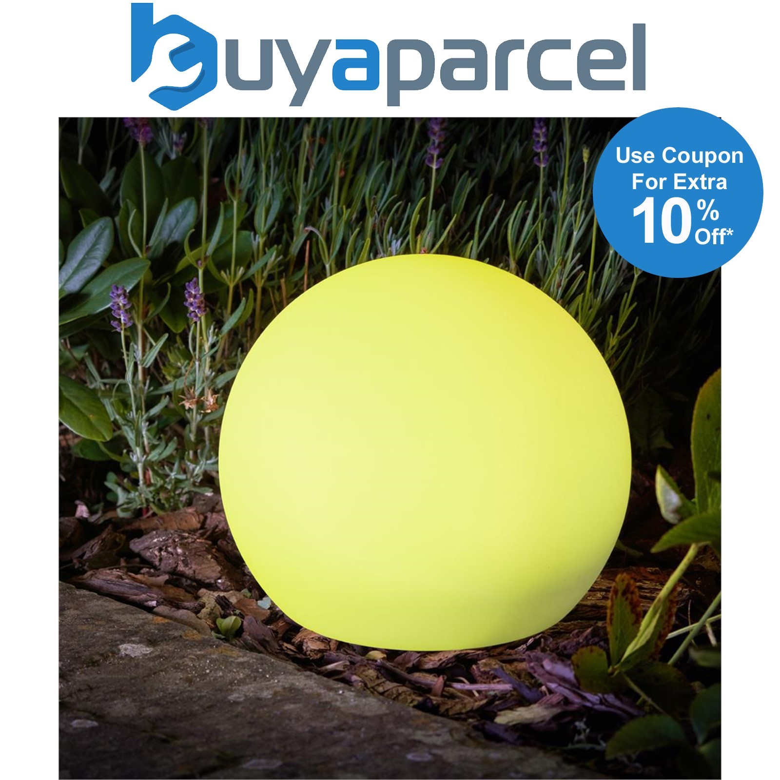 Smart Garden Solar Lunieres Orb Lantern LED Light White Colour Changing XL