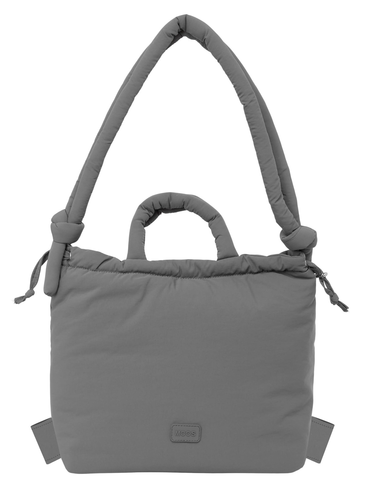 MOOS CAPSULE PADDED GREY – Backpack Bag, Women's Bag, Shopping Bag, Comfortable