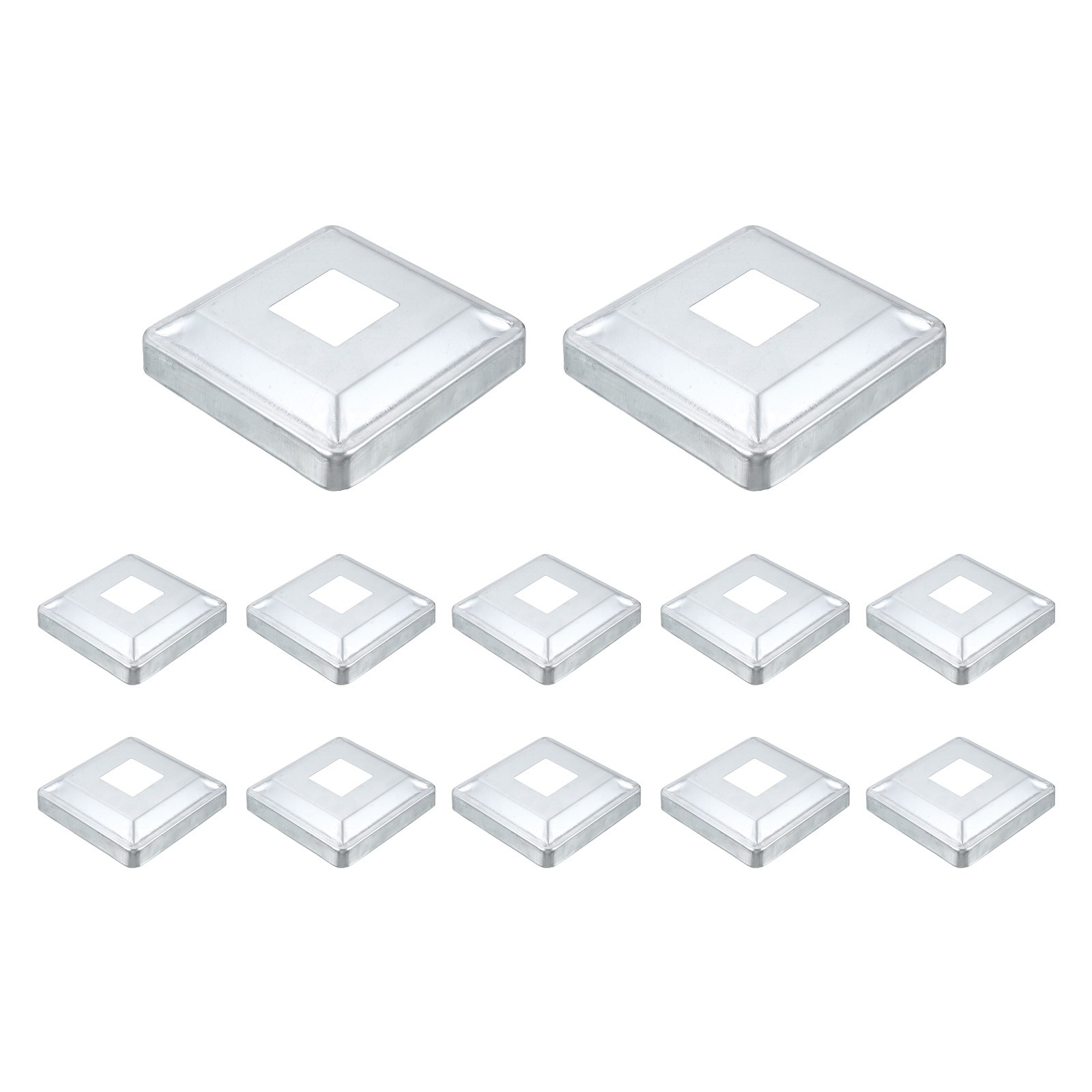 12Pcs Post Base Cover, 6x6 Integral Style Post Skirt Column Wrap(2x2)
