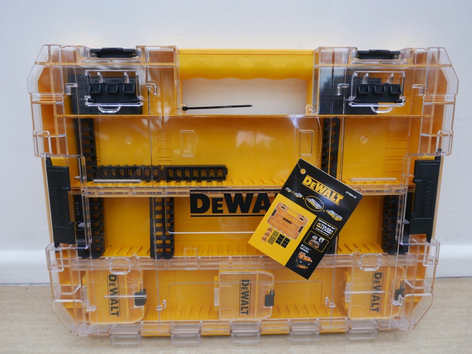 DeWALT DT70804 large empty toughcase organiser storage case + bit bars