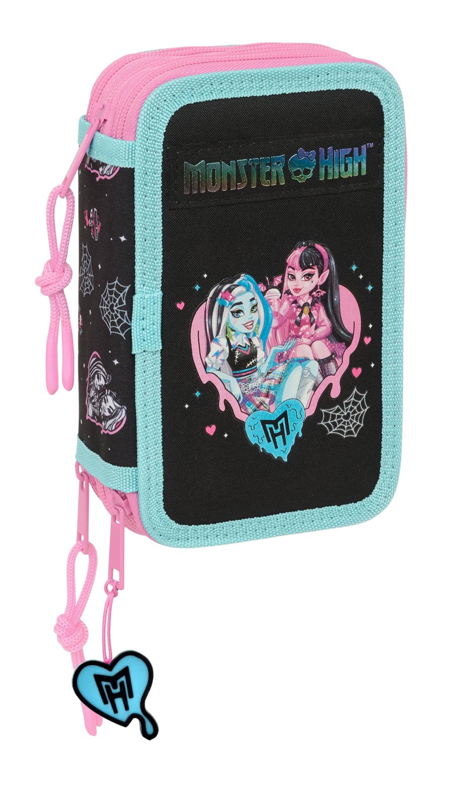 MONSTER HIGH - School Pencil Case with 37 Tools Included, Children's Pencil Case