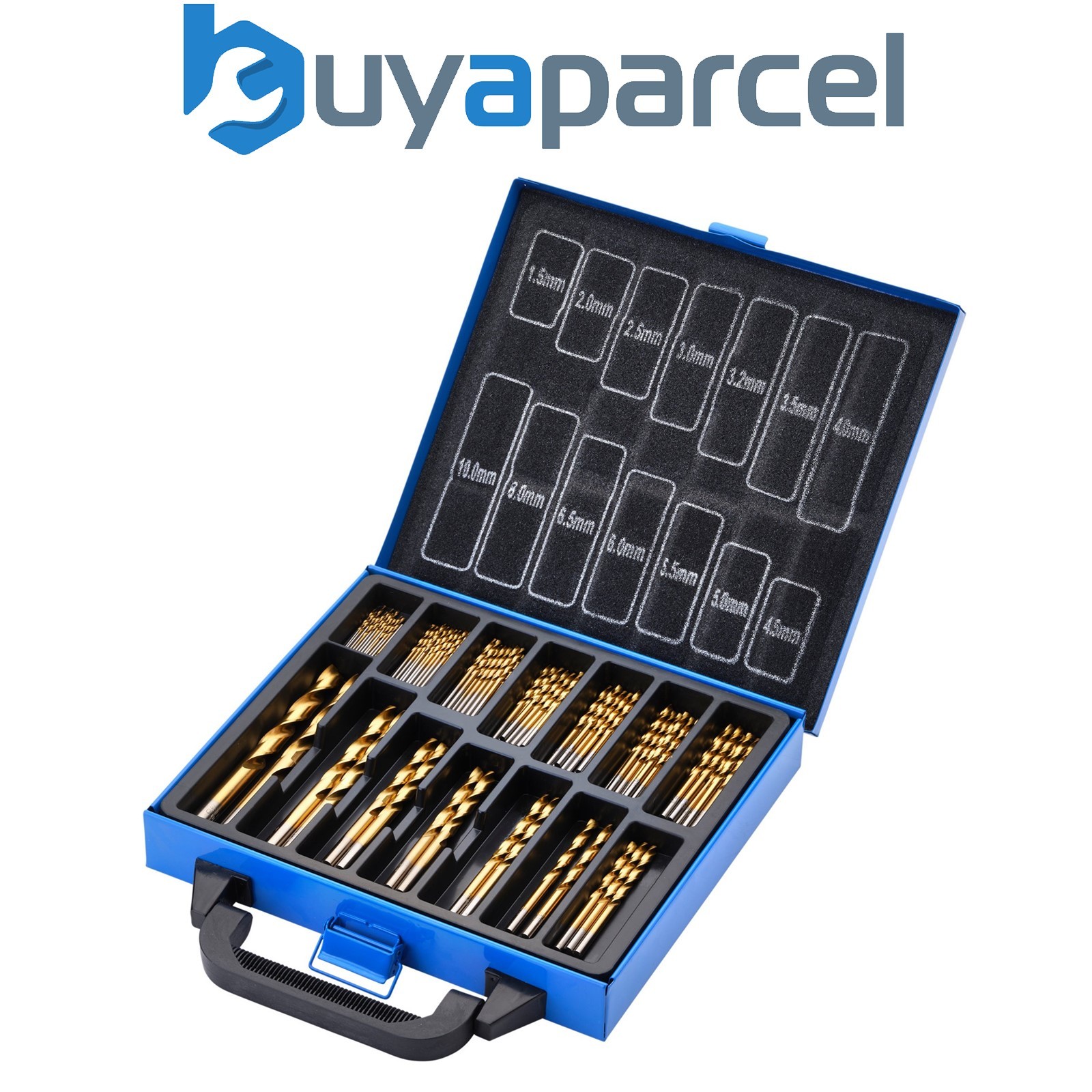 Draper 08887 HSS Titanium Nitride Coated Drill Bit Set (99 Piece)