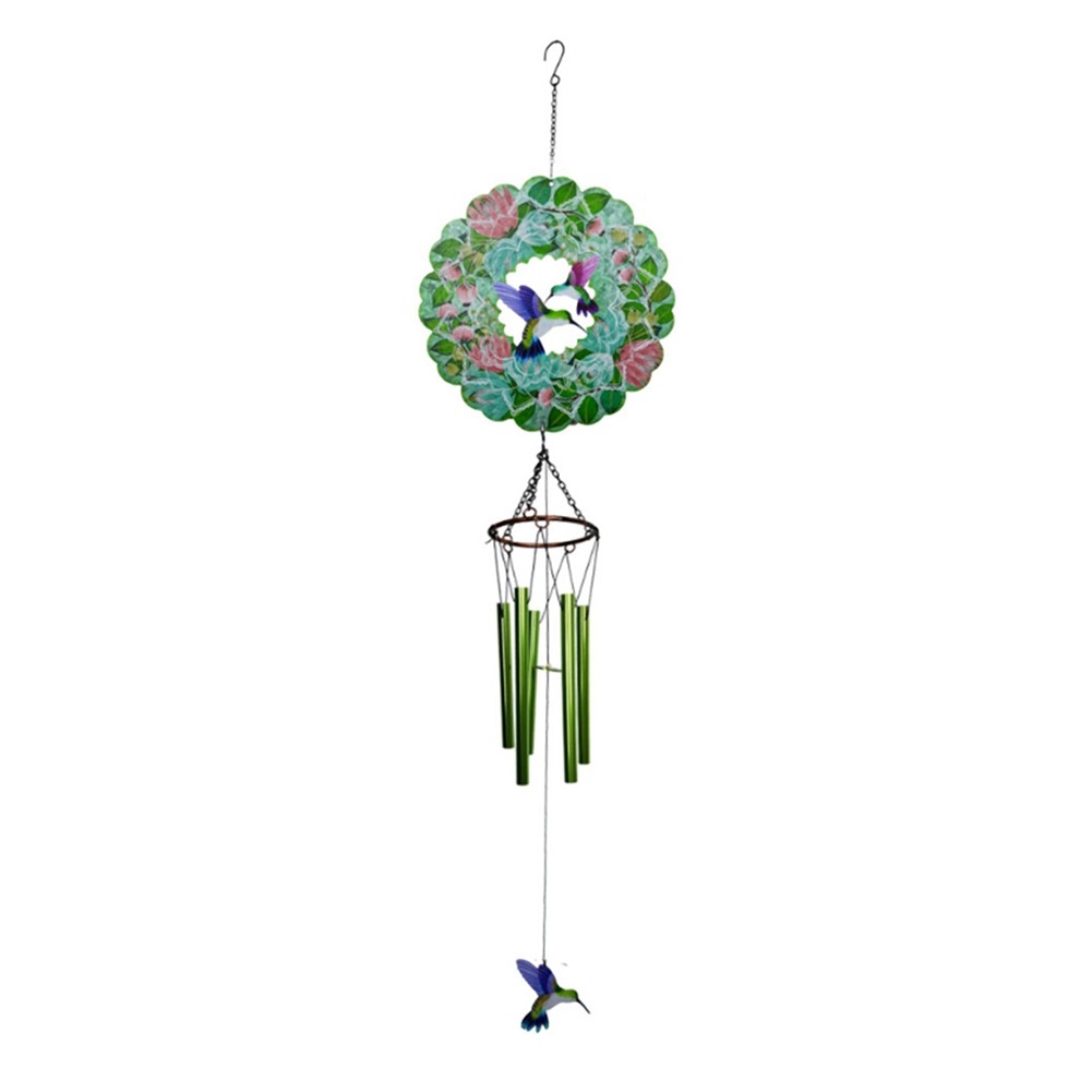3X(Wind Chimes with Bird Wind Spinner 42.1Inch Windchimes Outdoor Decor4797