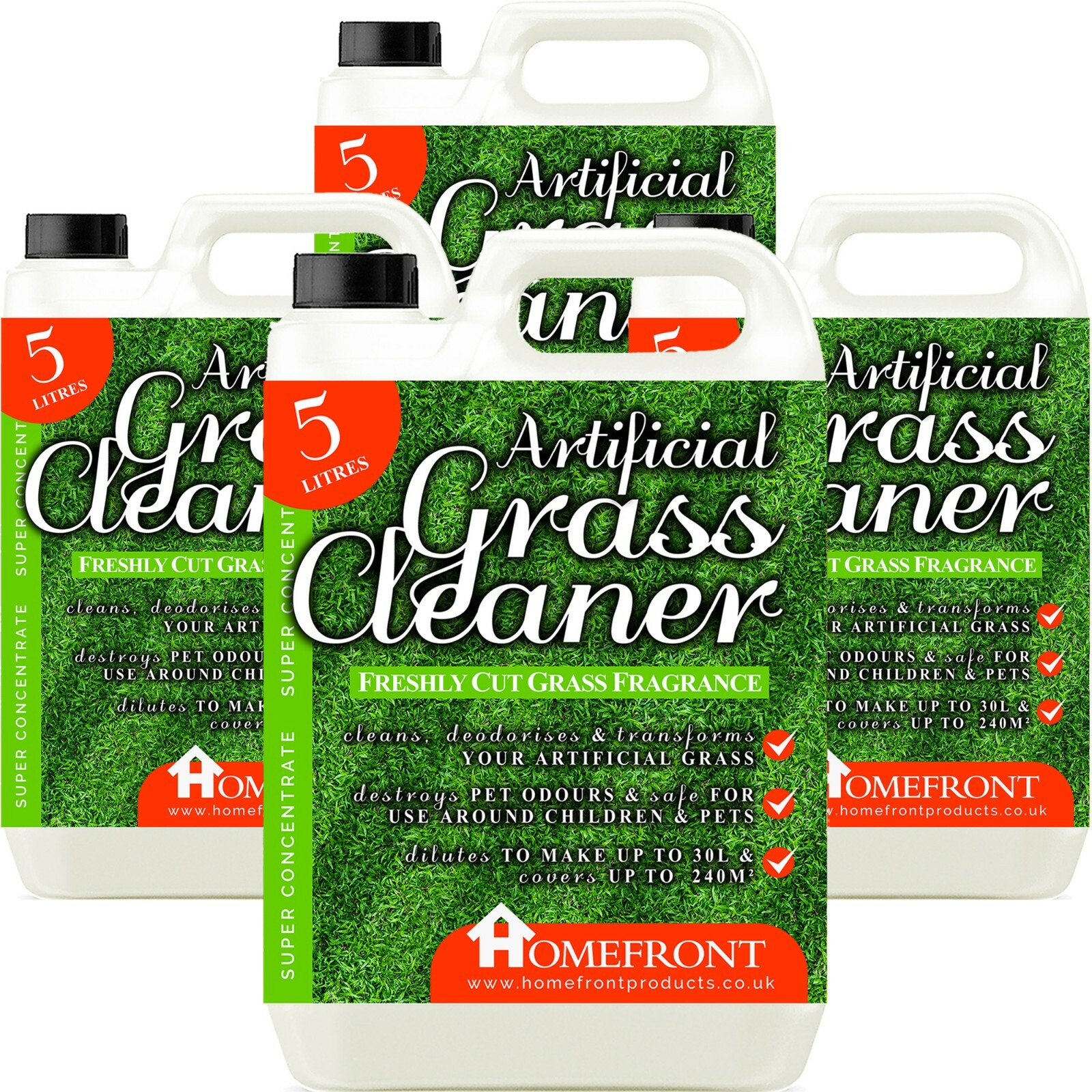 Homefront Artificial Grass Disinfectant Cleaner Astro Turf Garden Deodoriser 20L