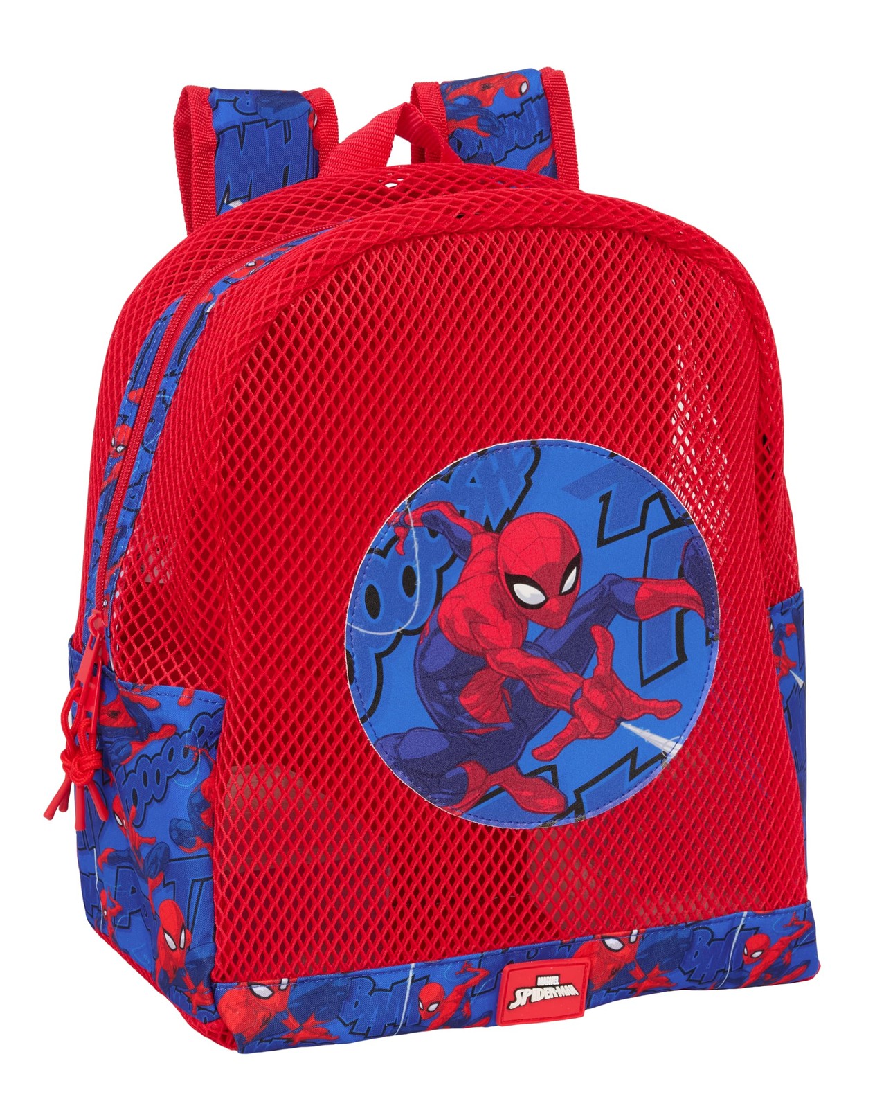 Safta SPIDERMAN – Children's Beach Backpack, Anti Sand, with Handles, Easy Clean
