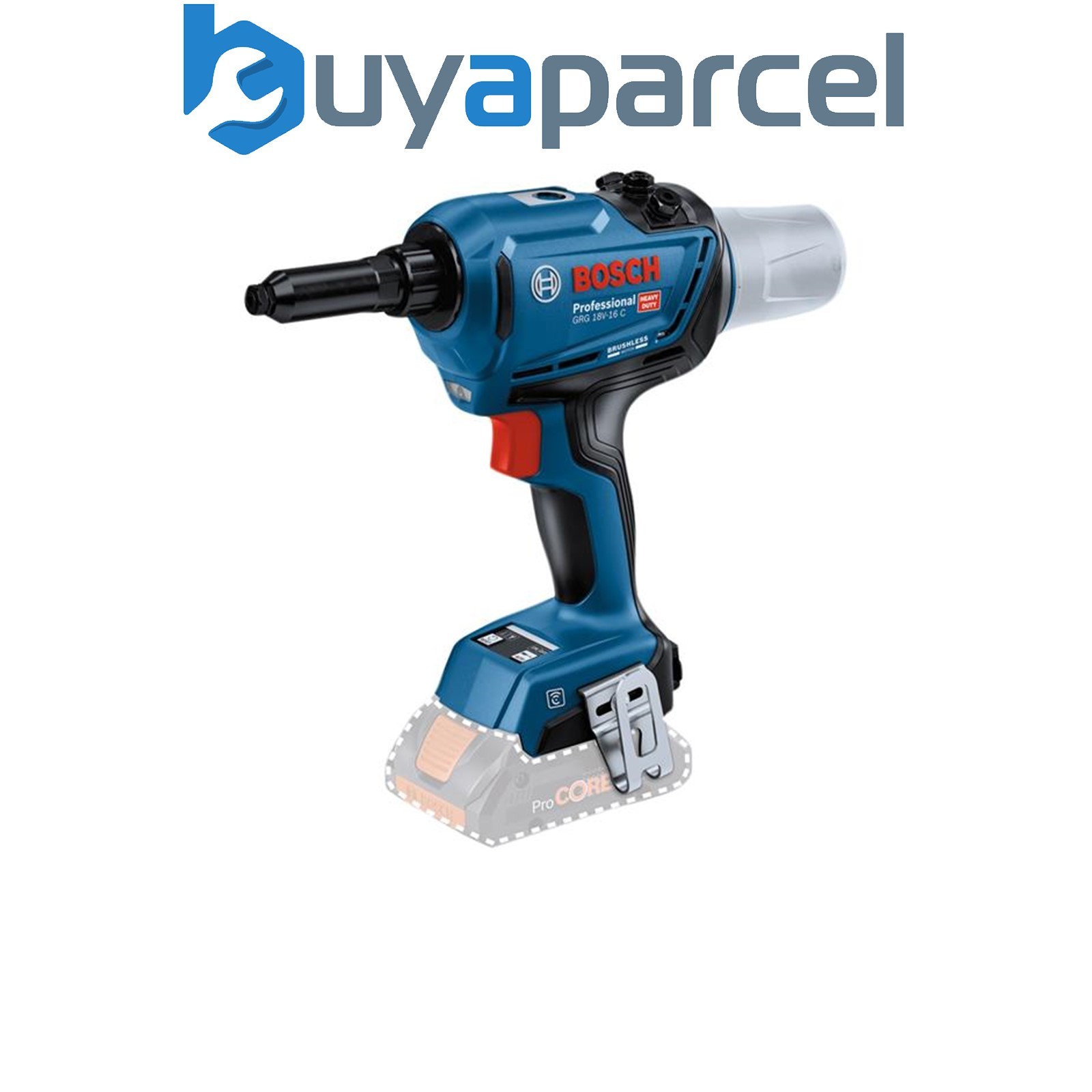 Bosch 06019K5000 GRG 18V-16C Professional Rivet Gun 18V Bare Unit BSH6019K5000