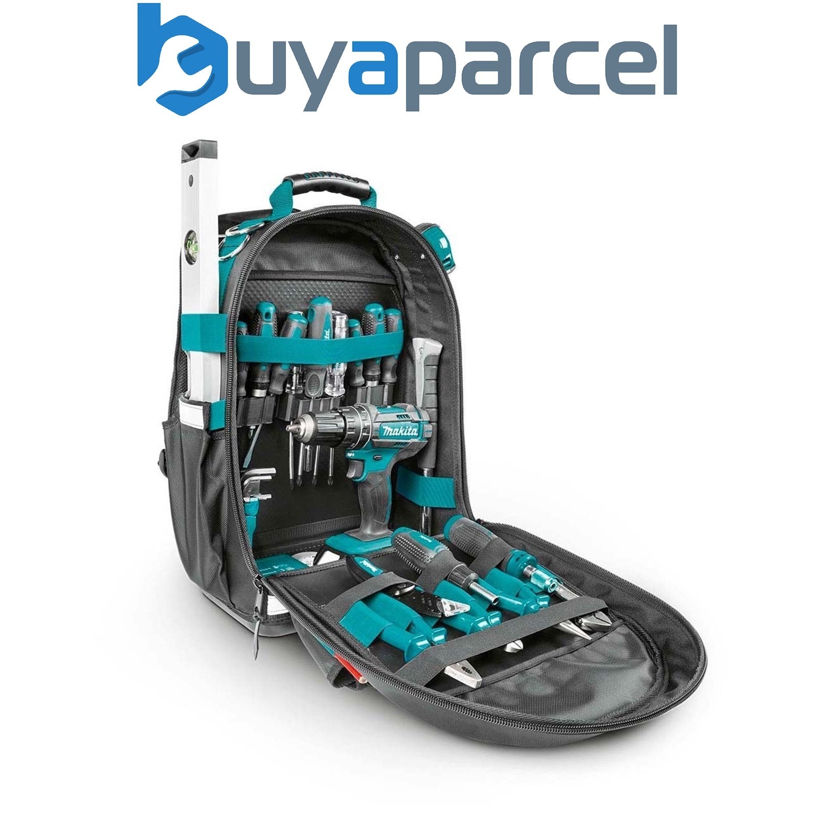 Makita Professional Tool Rucksack Toolbag Backpack Tool Bag + Organiser E-15481