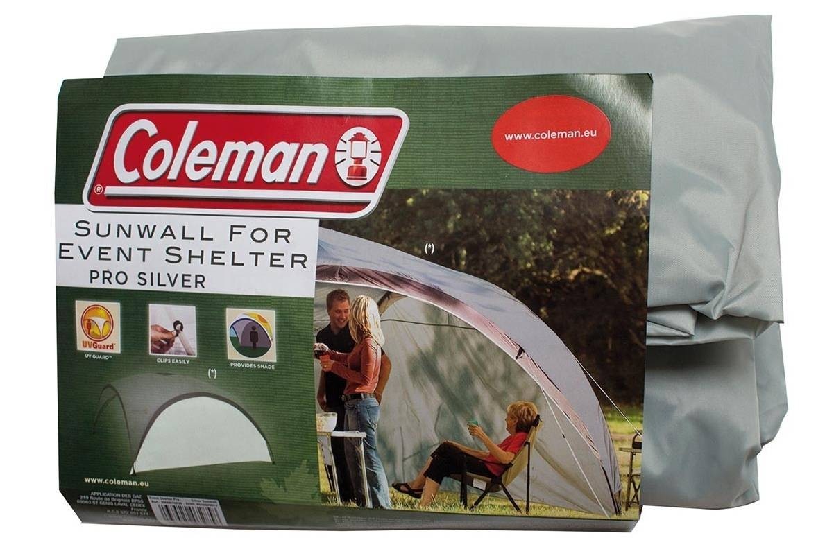 Coleman Event Shelter PRO XL Silver Sunwall Sun Wall Panel 2000016834 4.5 x 4.5m
