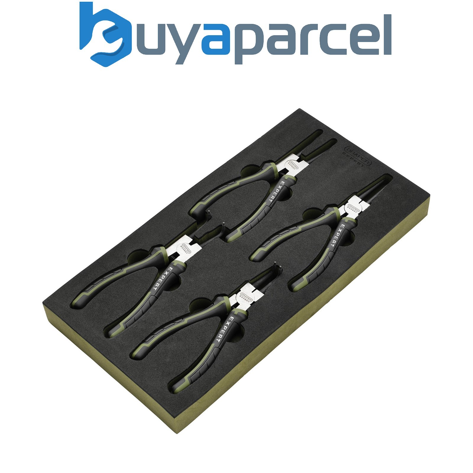 Draper 09930 Draper Expert Circlip Pliers Set in EVA Foam Tray, 180mm (4 Piece)