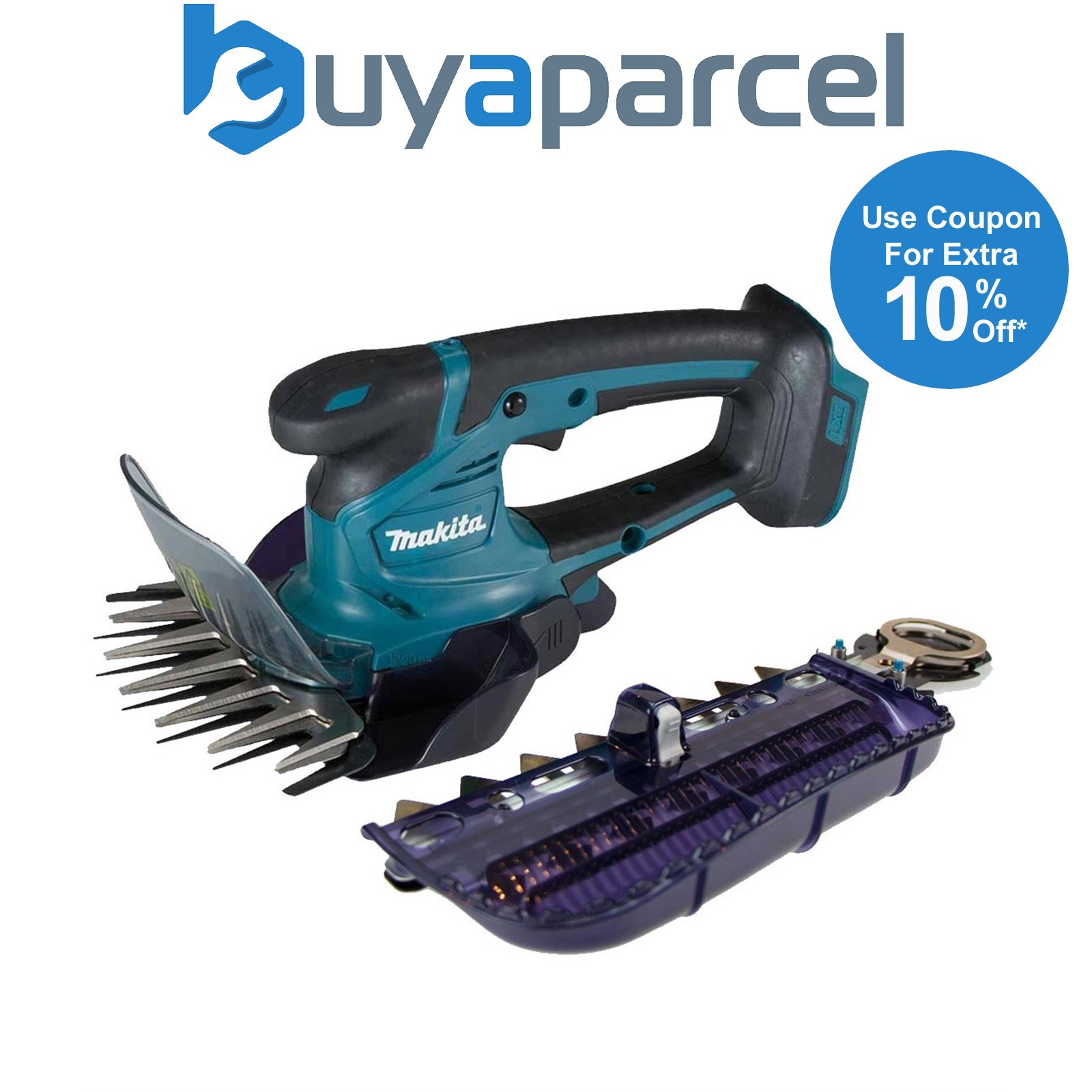 Makita DUM604Z 18v Lithium Cordless Garden Grass Shear & Hedge Cutter Attachment