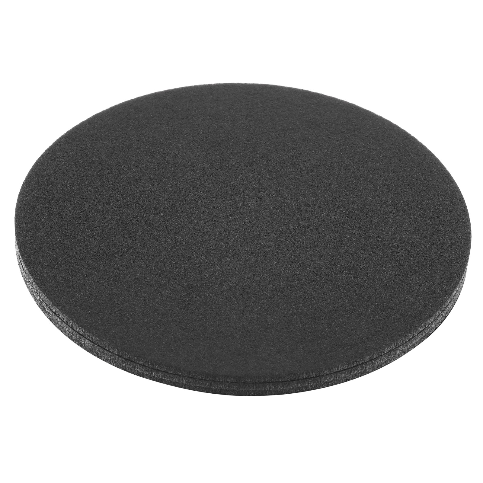 3 Pcs Plant Coasters 16" Reversible Round Felt Pad Mat, Black