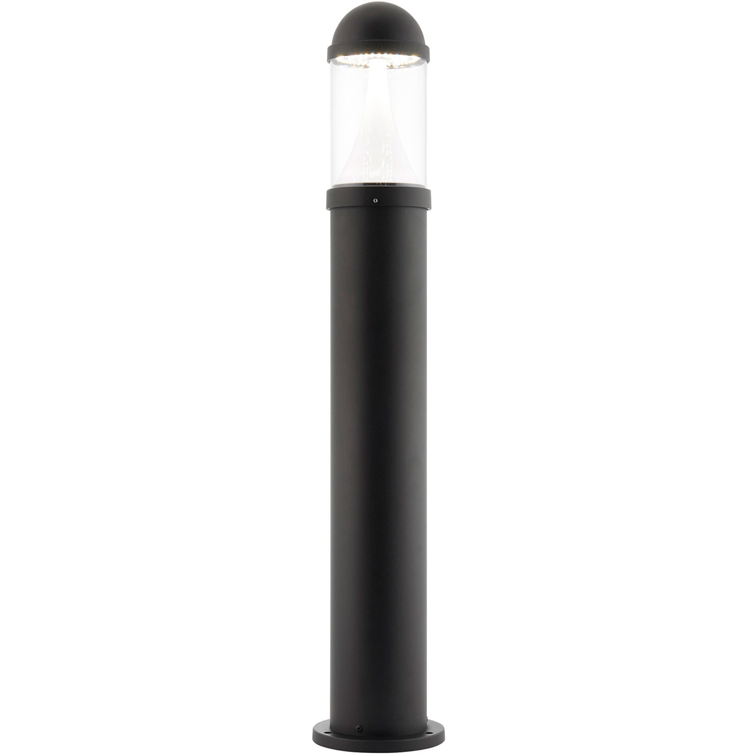 Outdoor Bollard Post Light - 20W CCT LED Module - Textured Black Finish
