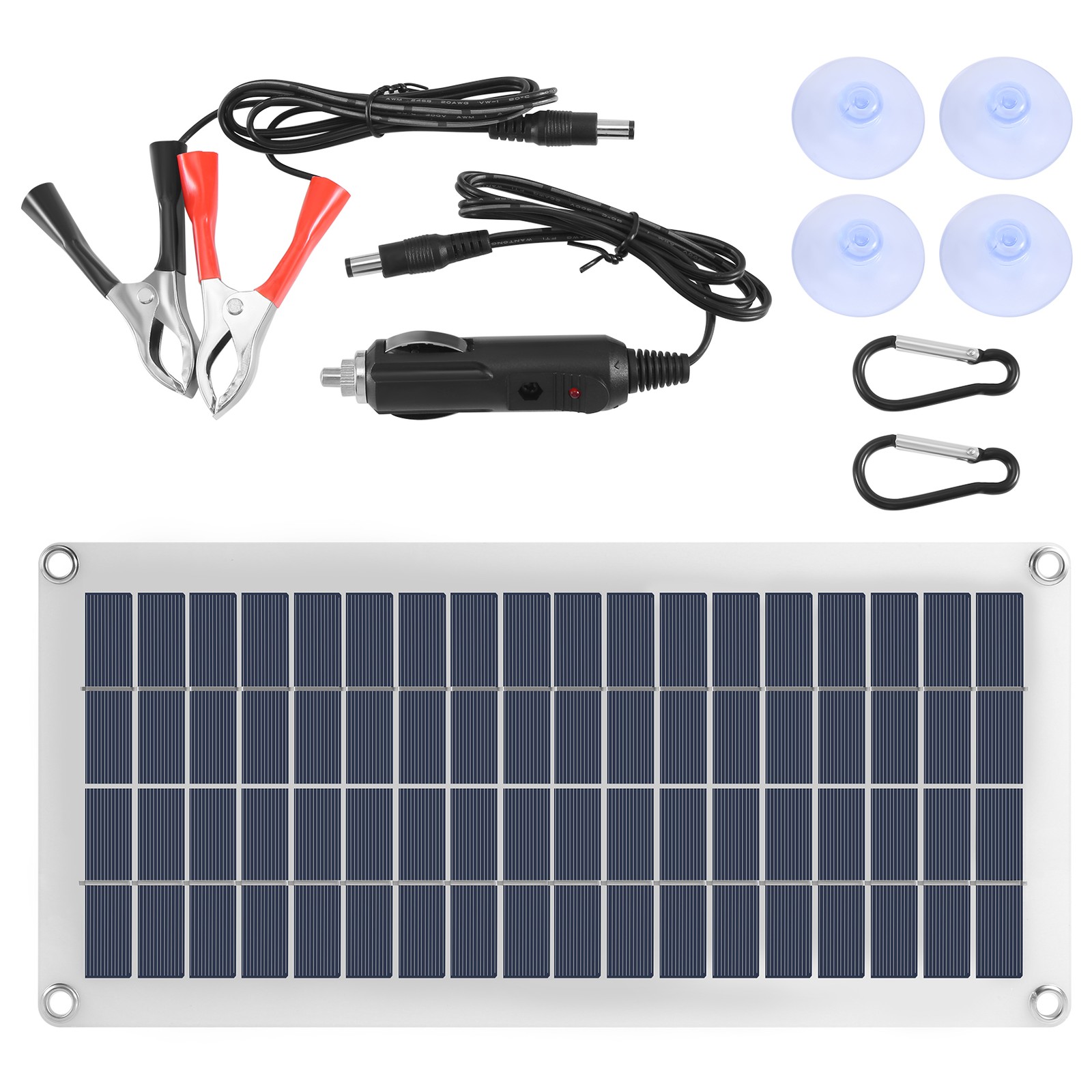 15W Solar Panel 12-18V Solar Cell Solar Panel for Phone RV Car MP3 PAD 9971