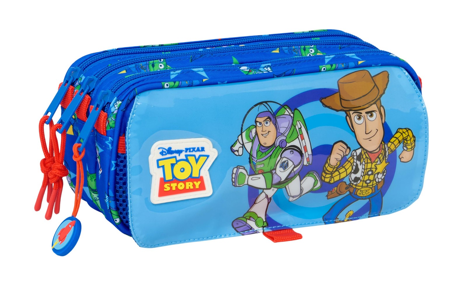 TOY STORY GOOD VIBES – Triple Big Pencil Case, Children's Pencil Case, Ideal for