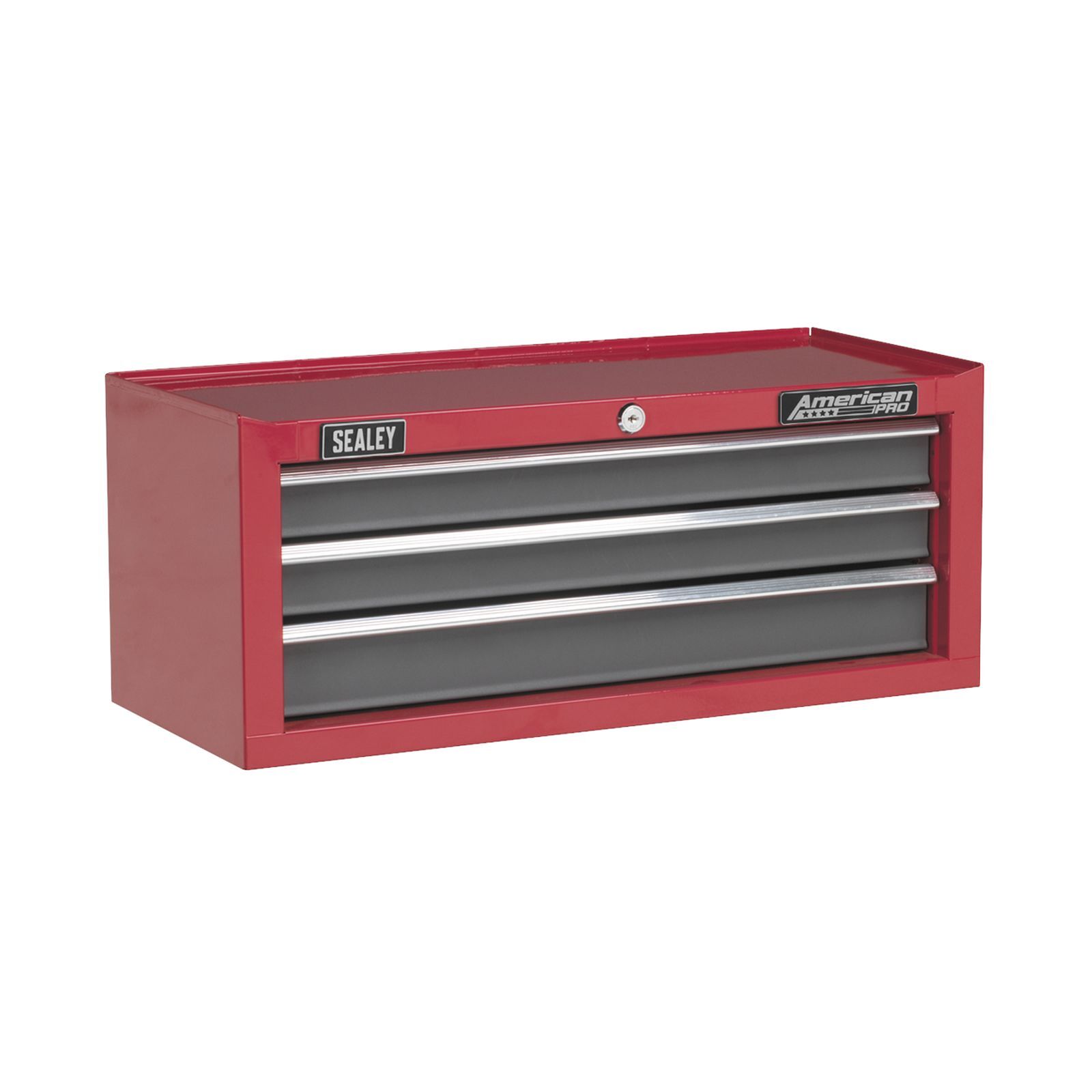 Sealey Add-On Chest 3 Drawer with Ball Bearing Runners - Red/Grey Tool Chest