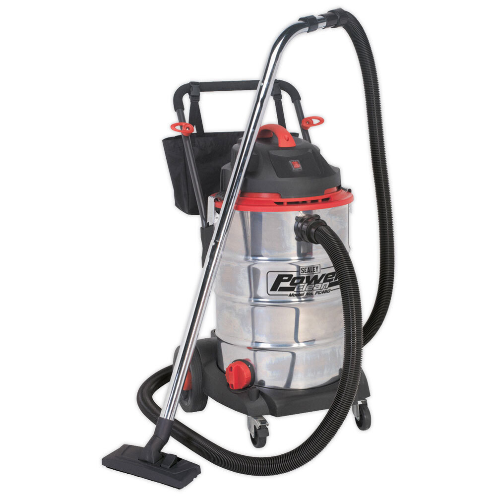 Sealey PC460 Vacuum Cleaner Wet and Dry 60ltr 1600w/230v