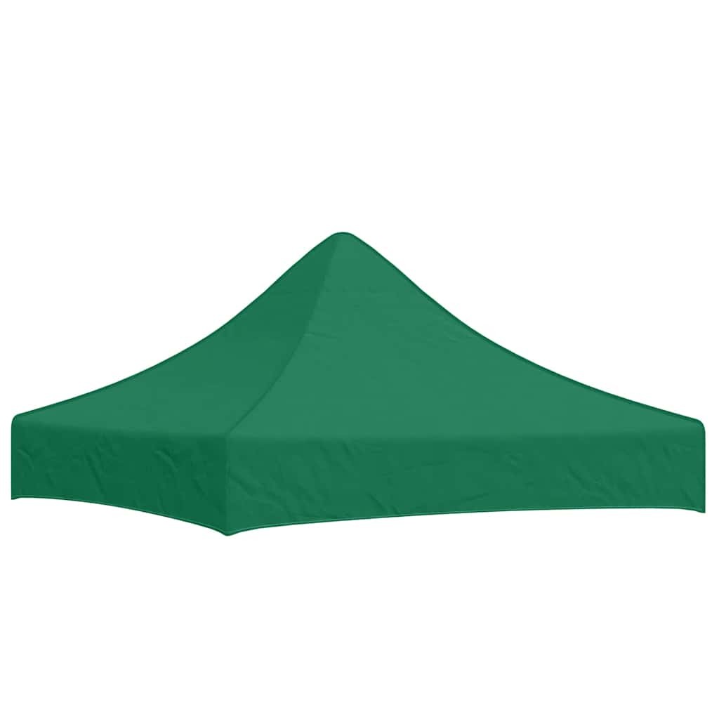 Party Tent Roof 2x2 m Green 270 g/m² Replacement Canopy Gazebo Cover vidaXL