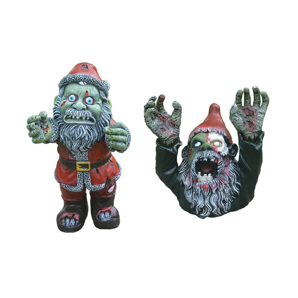 3X(Halloween Horror Funny Statue Resin Outdoor Garden Courtyard Ornaments4514